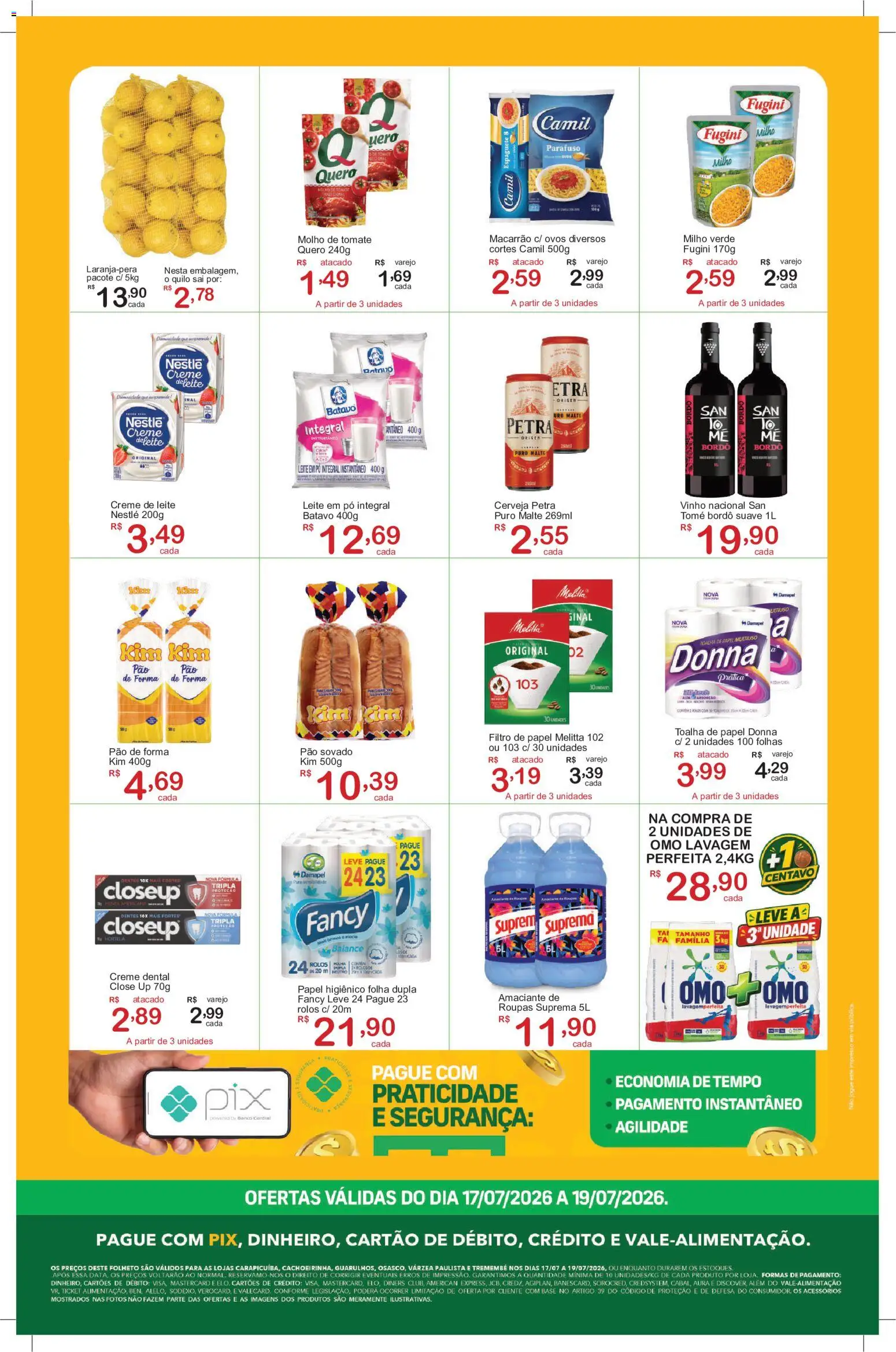 GIGA Atacado Folheto - válido de 17/07/2026 | Página: 2 | Produtos: Vinho, Base, Roupas, Pão de forma