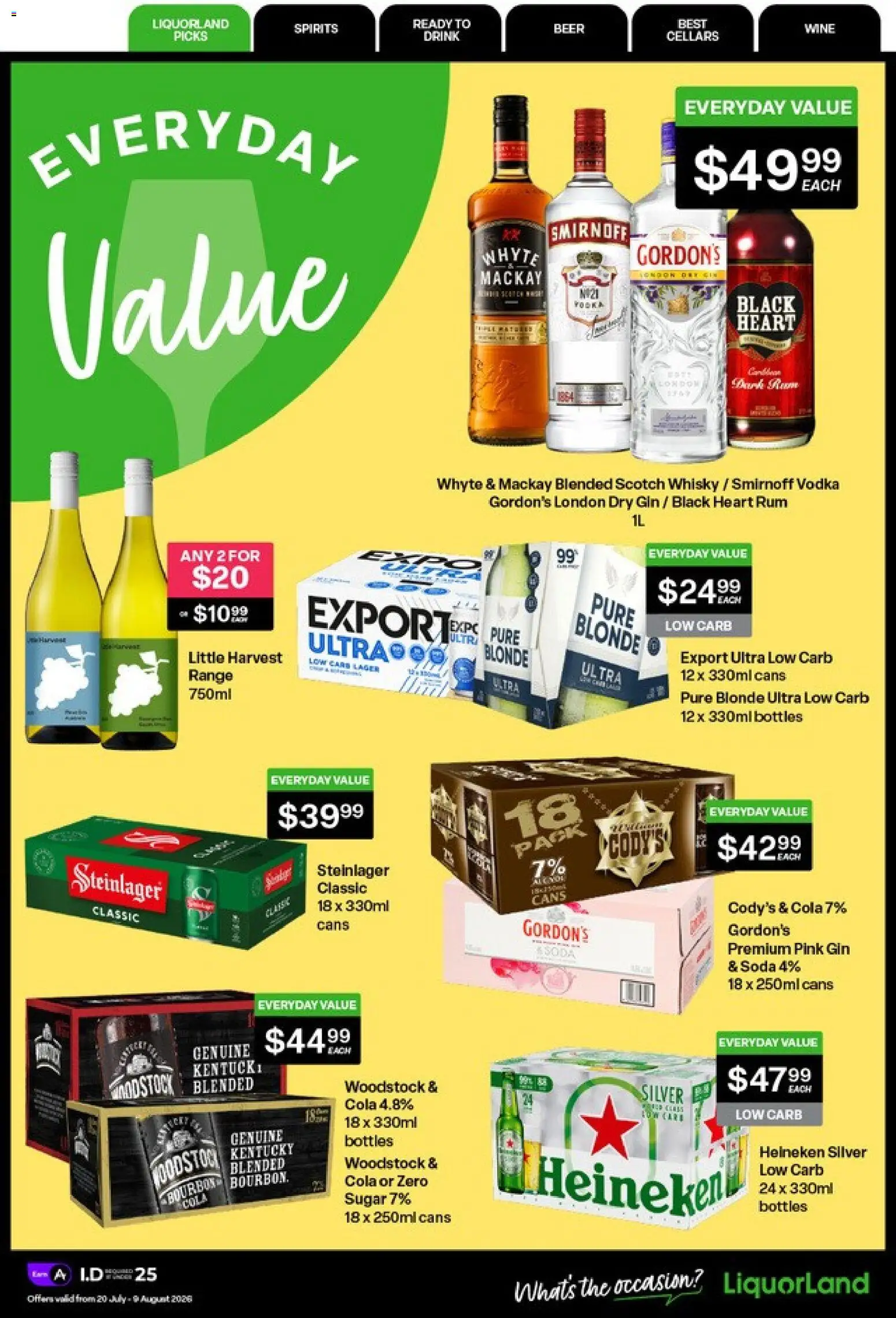 Liquorland catalogue from 20 Jul 2026 | Page: 1