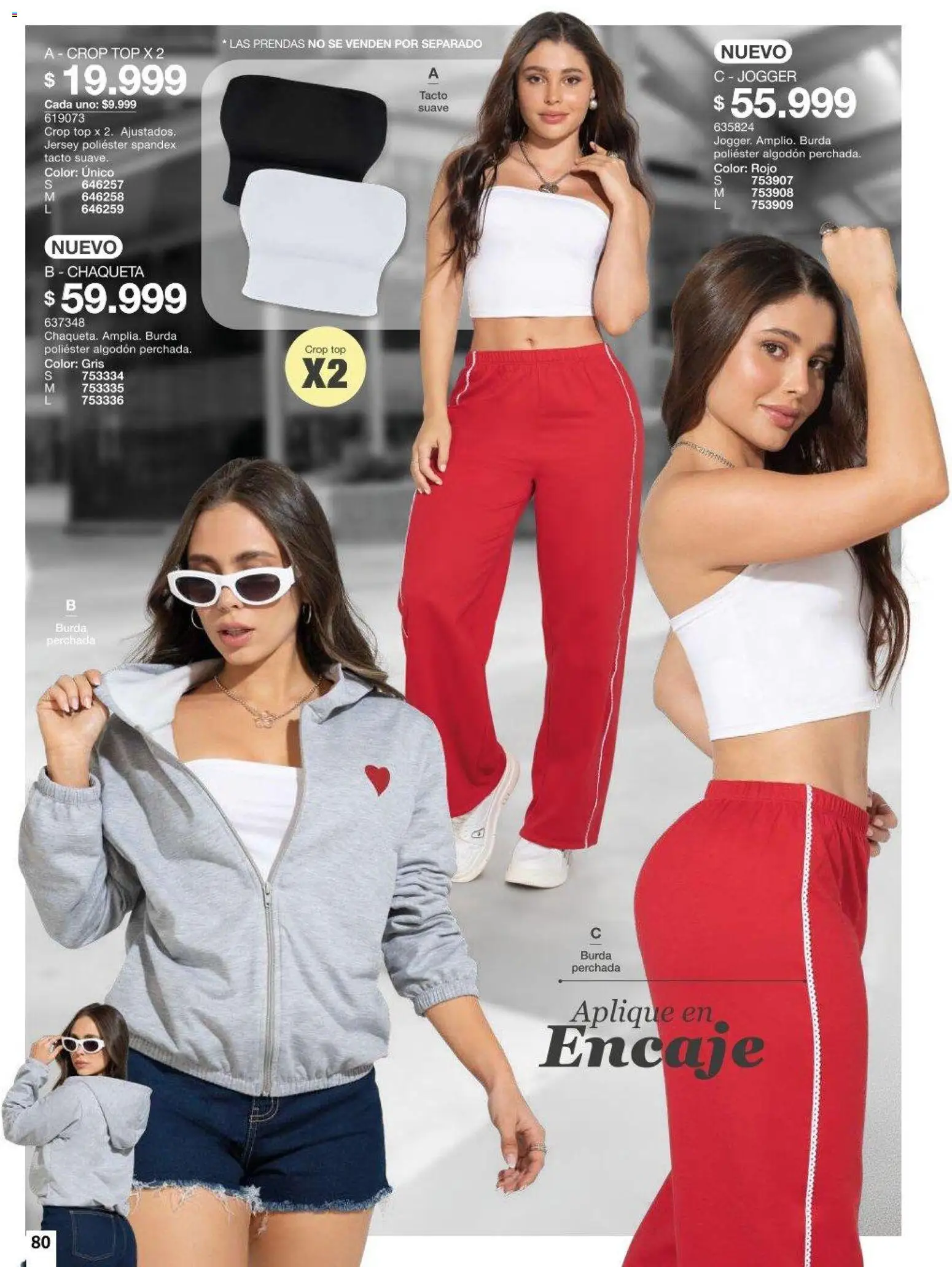 Carmel revista - valida desde el 01/10/2026 | Página: 80 | Productos: Algodón, Top, Chaqueta