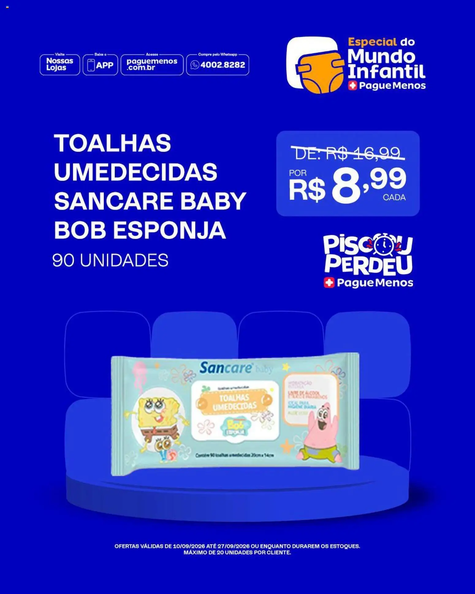 Pague Menos Folheto - válido de 14/09/2026 | Página: 2 | Produtos: Esponja