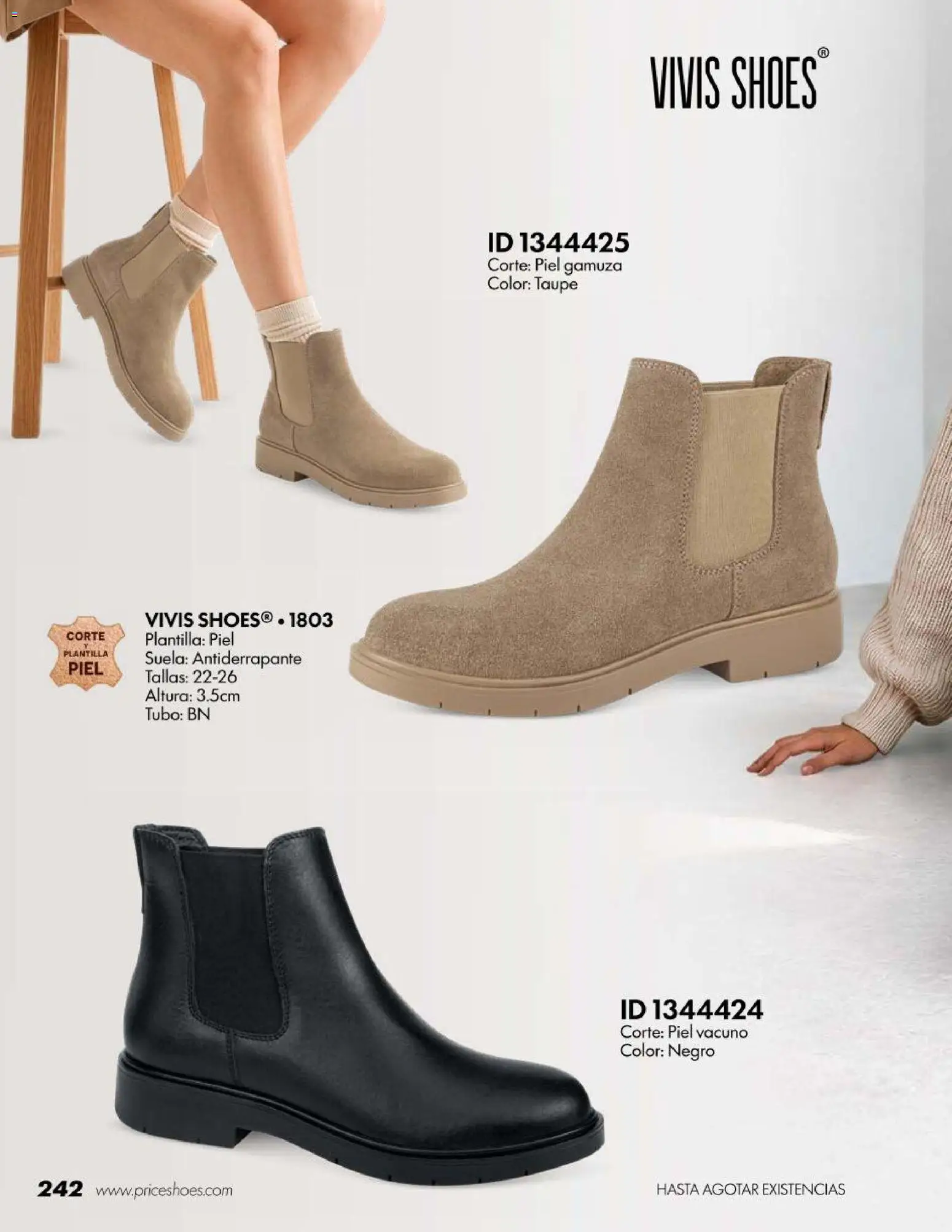 Nuevas ofertas de Price Shoes válidas en toda la República Mexicana desde el 18/07/2026. ¡Encuentra las mejores ofertas en Price Shoes catálogo Botas! | Página: 242