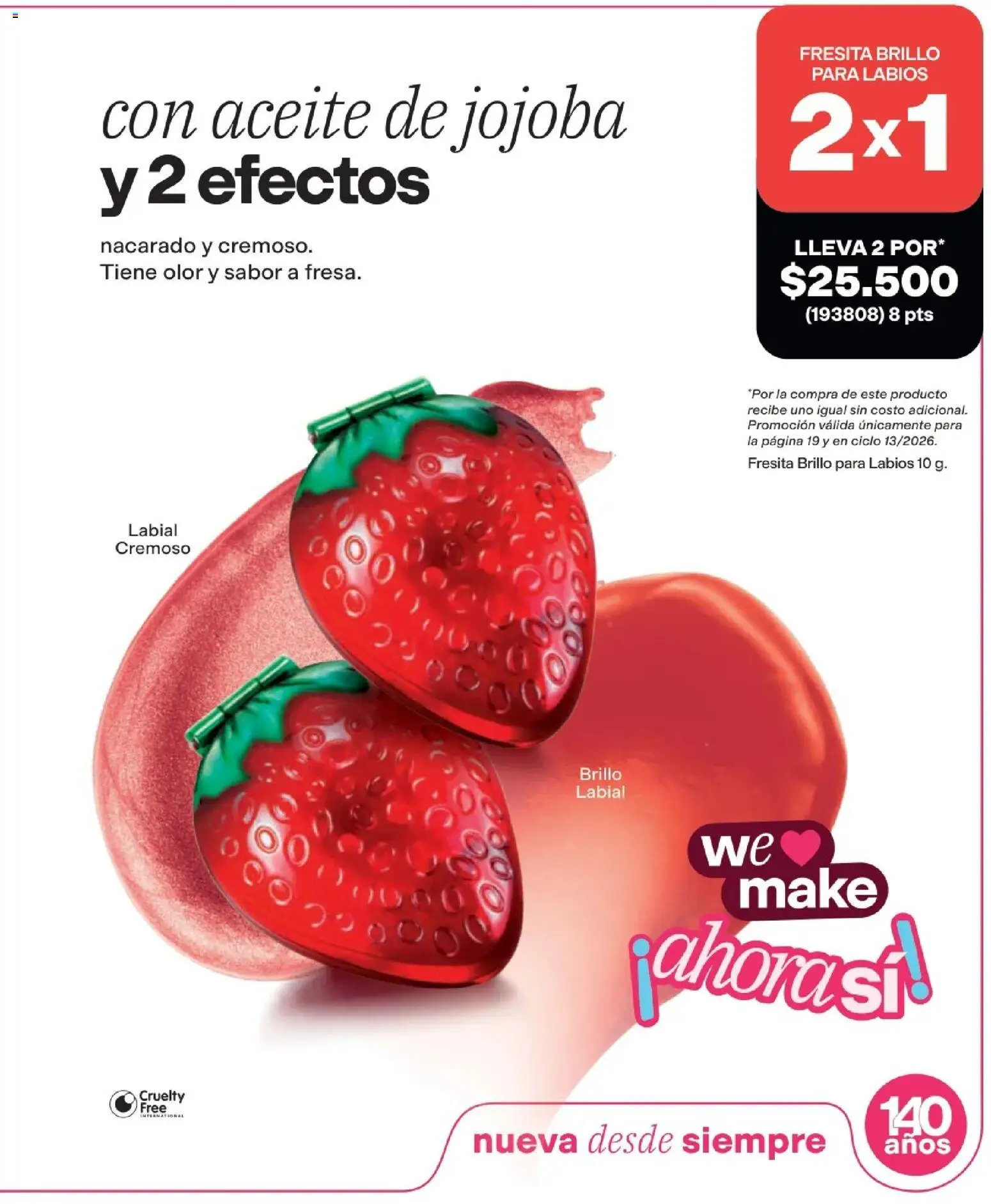 Avon revista - valida desde el 16/08/2026 | Página: 19 | Productos: Brillo, Aceite