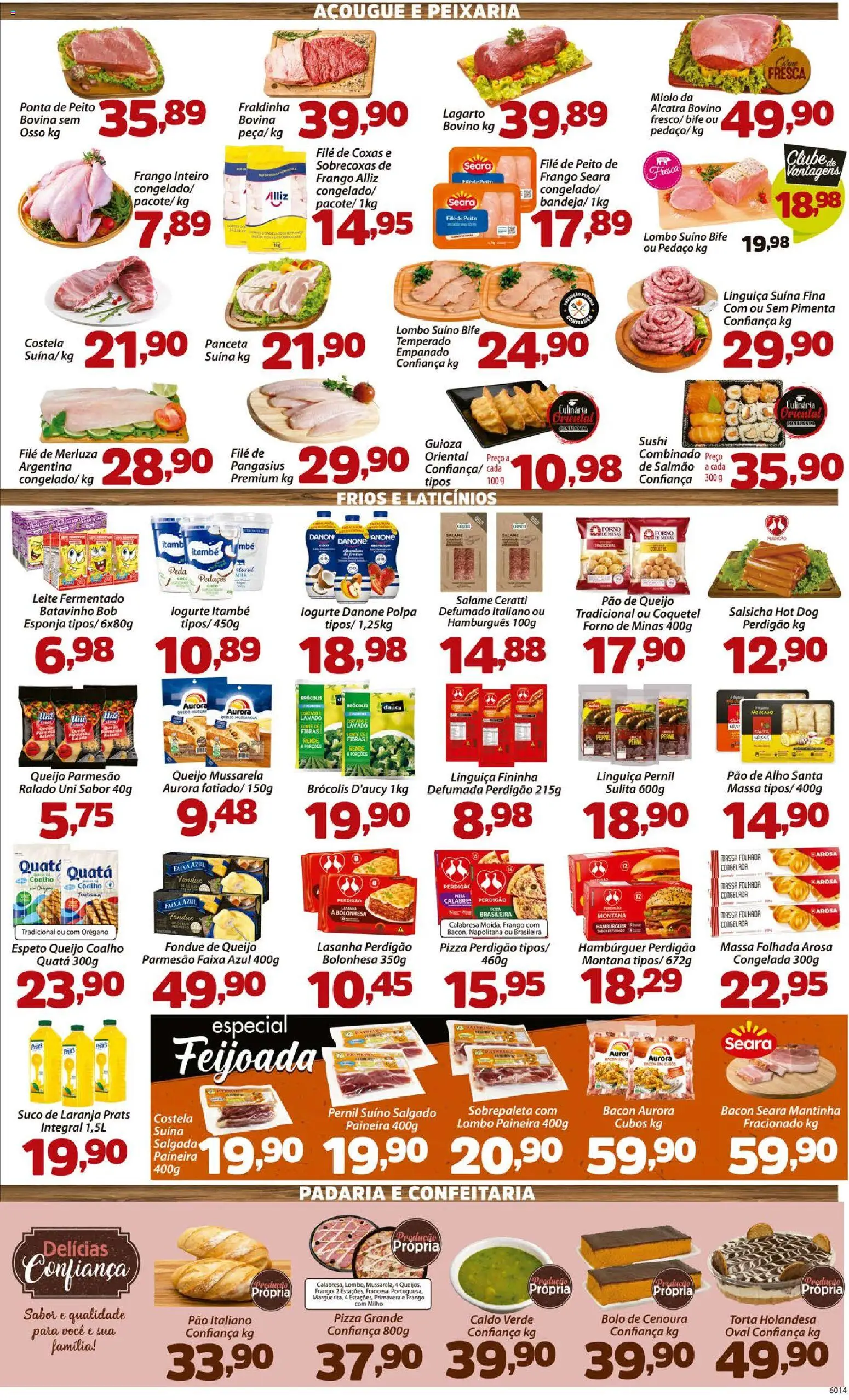 Confiança Folheto - válido de 29.05.2026 | Página: 3 | Produtos: Pizza, Suco, Lasanha, Brócolis