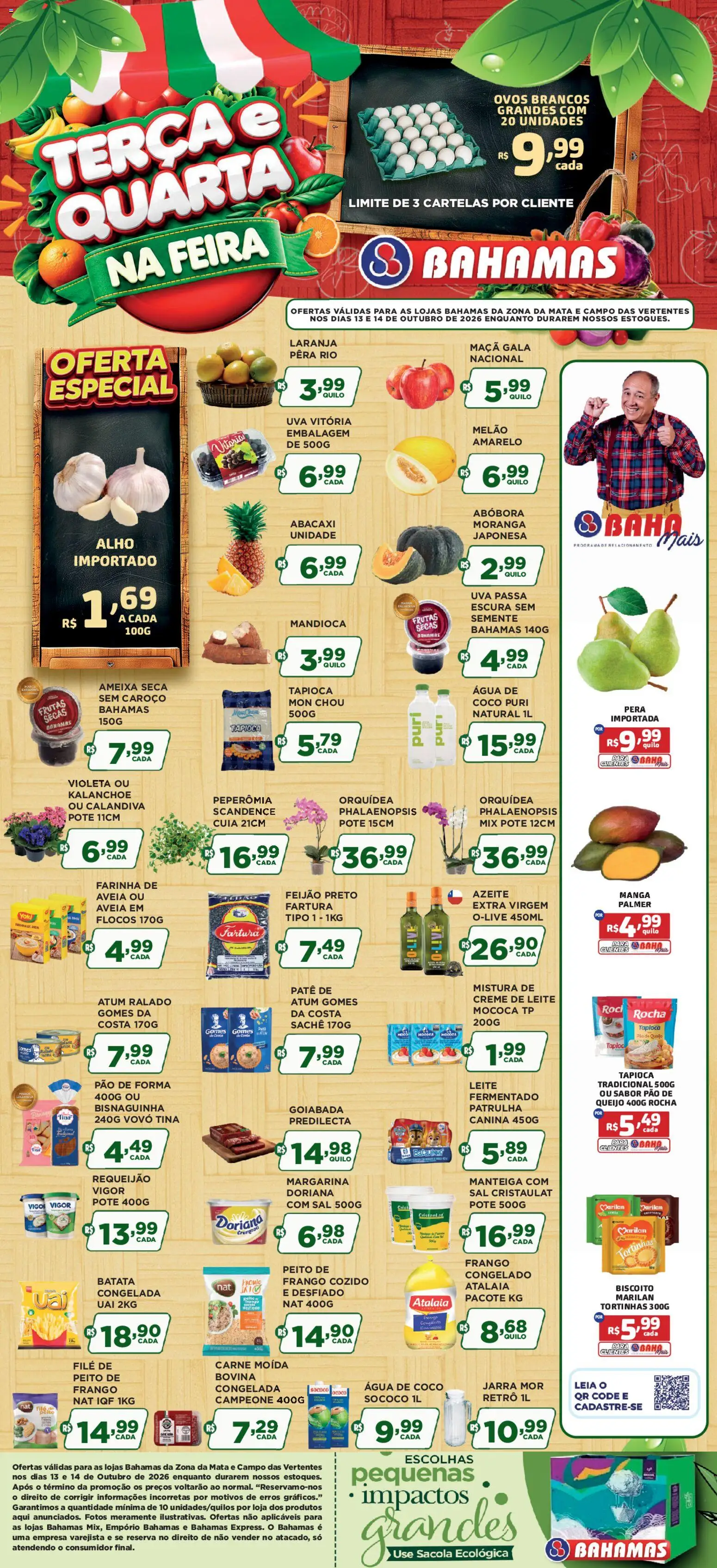 Bahamas Supermercados ofertas Terça e Quar