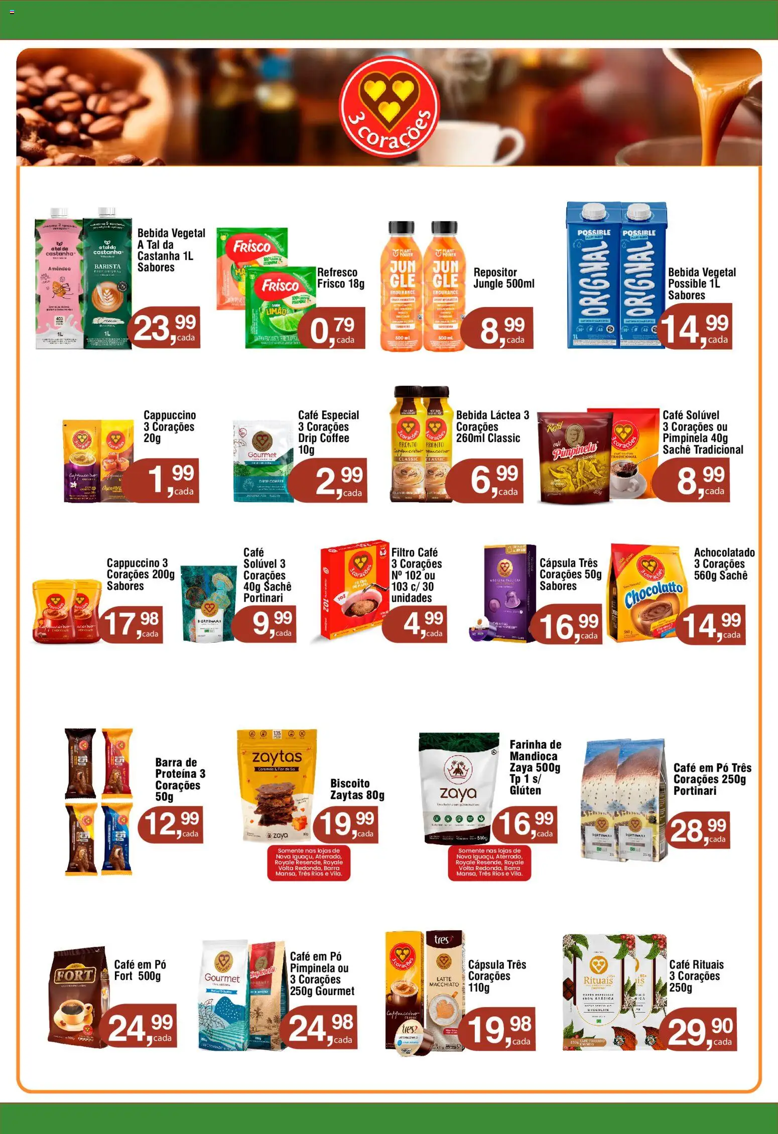 Royal Supermercados Folheto - válido de 15.06.2026 | Página: 10 | Produtos: Frisco, Mandioca, Pó, Refresco