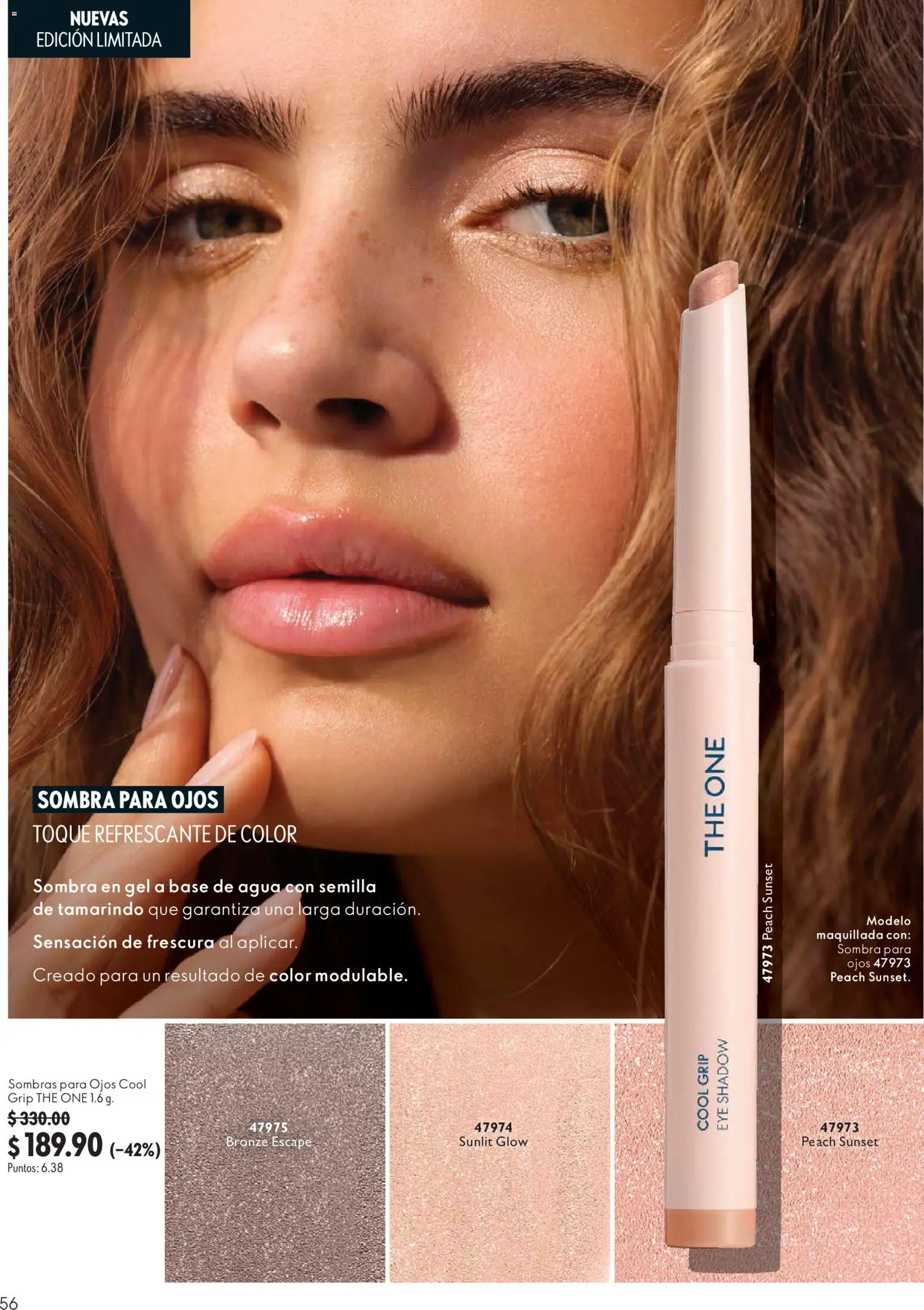 Nuevas ofertas de Oriflame válidas en toda la República Mexicana desde el 22/08/2026. ¡Encuentra las mejores ofertas en Oriflame campaña 12 2026! | Página: 56 | Productos: Agua, Sombra
