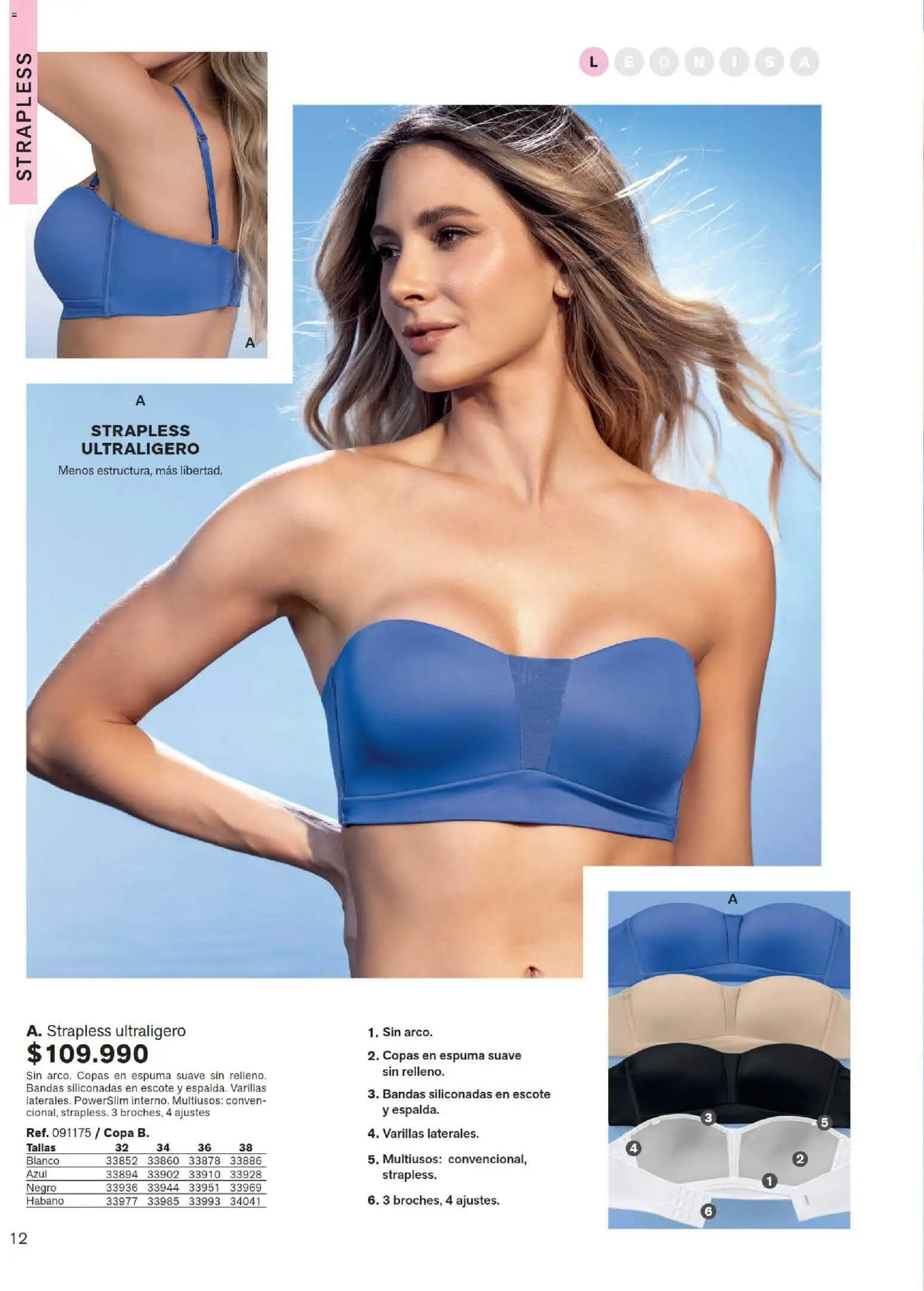 Leonisa revista - valida desde el 15/07/2026 | Página: 12 | Productos: Espuma
