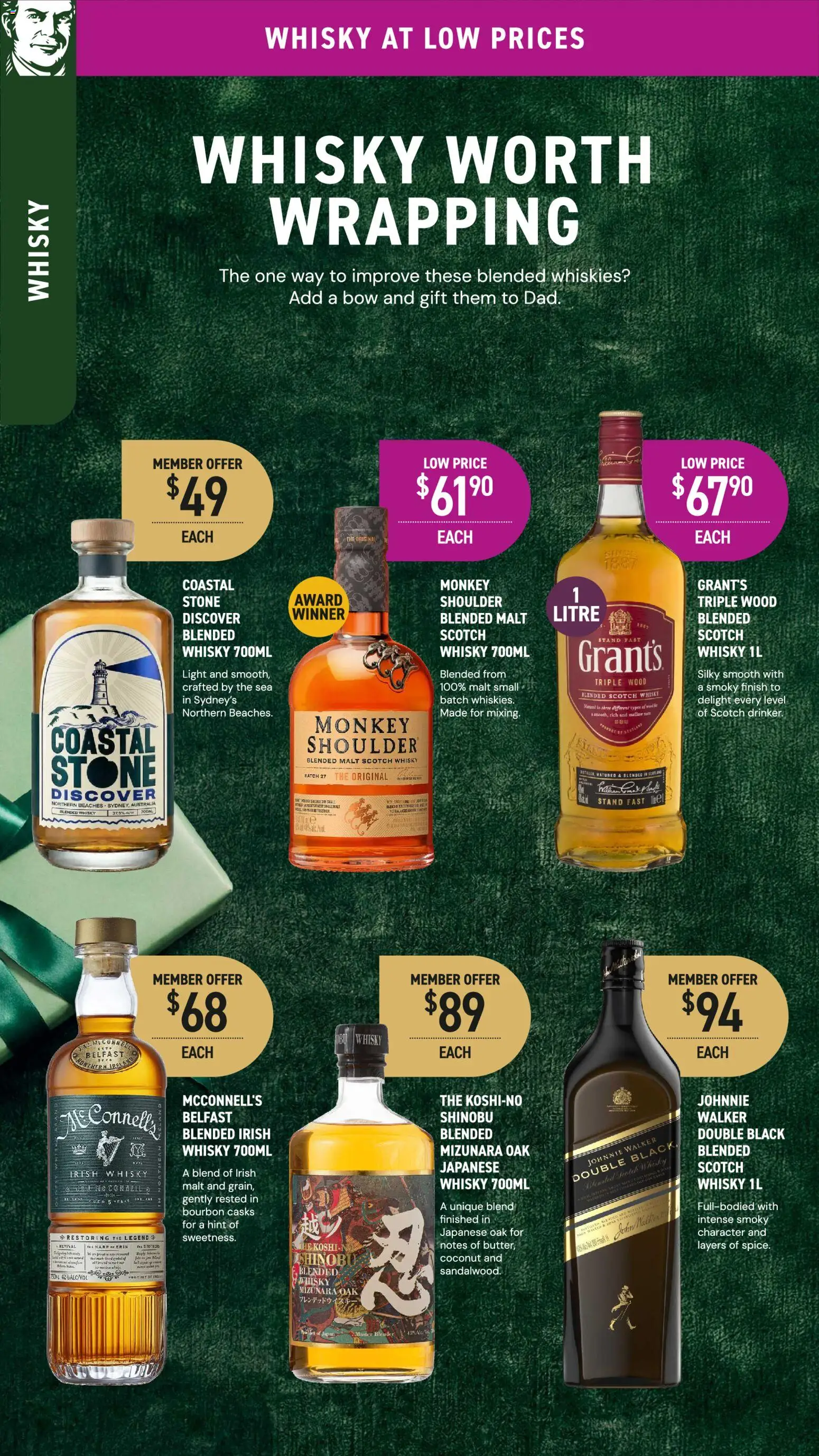 Dan Murphy's catalogue - valid from 20/08/2026 | Page: 31 | Products: Light, Bourbon, Scotch, Blender