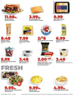 Preview of HyVee weekly ads valid from 08/17/2026 | Page: 13 | Products: Milk, Protein, Cheddar cheese, Feta cheese