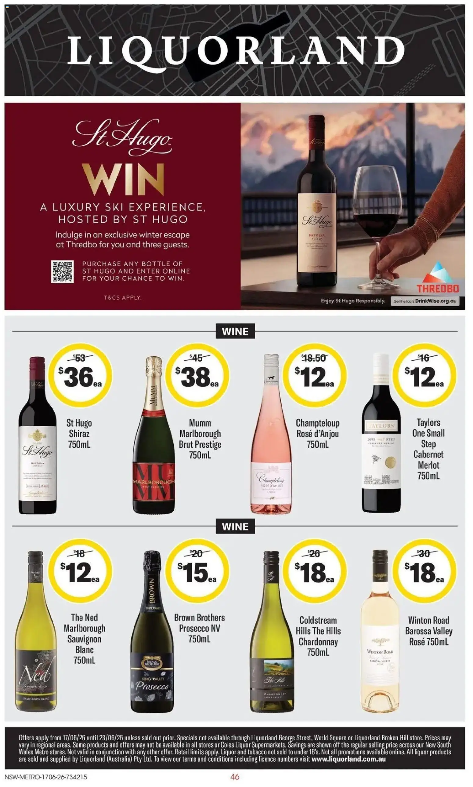 Coles catalogue - valid from 16.06.2026 | Page: 46 | Products: Wine