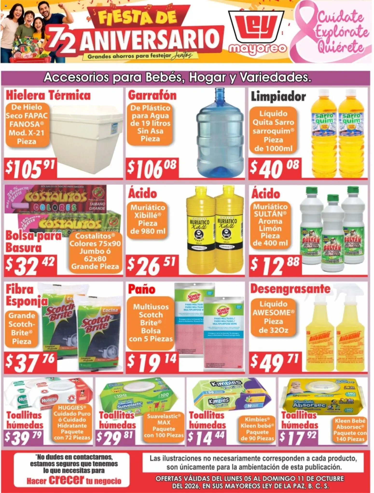 Nuevas ofertas de Casa Ley válidas en toda la República Mexicana desde el 05/10/2026. ¡Encuentra las mejores ofertas en Casa Ley folleto La Paz! | Página: 3