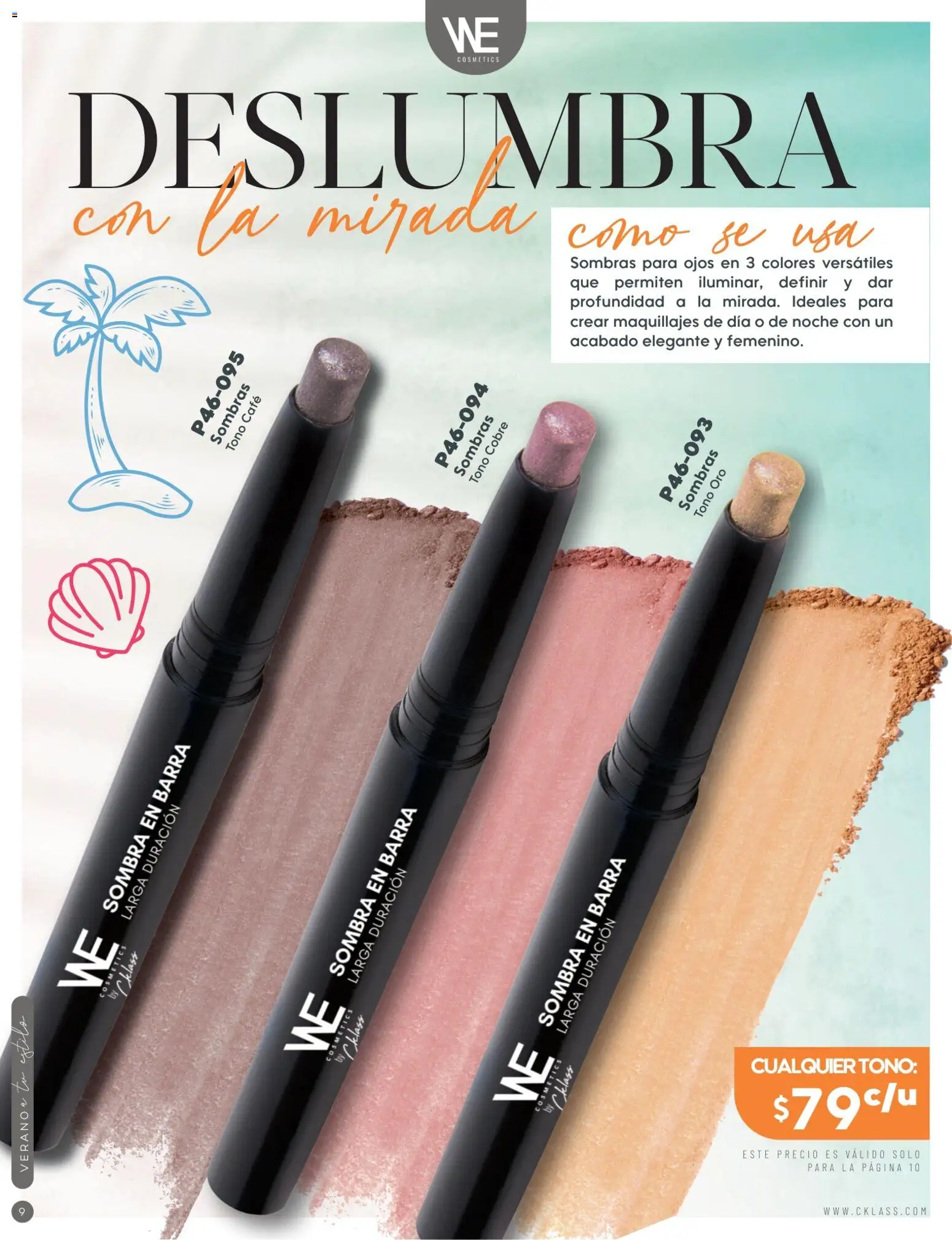 Nuevas ofertas de Cklass válidas en toda la República Mexicana desde el 02/07/2026. ¡Encuentra las mejores ofertas en Cklass catálogo Verano WE & Home! | Página: 10 | Productos: Café, Sombra, Barra
