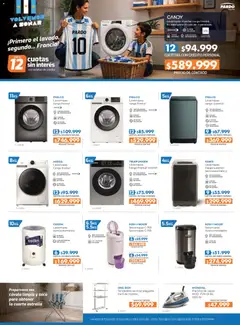 Vista previa Pardo catálogo válido desde el 02.06.2026 | Página: 7 | Productos: Lavarropas, Plancha