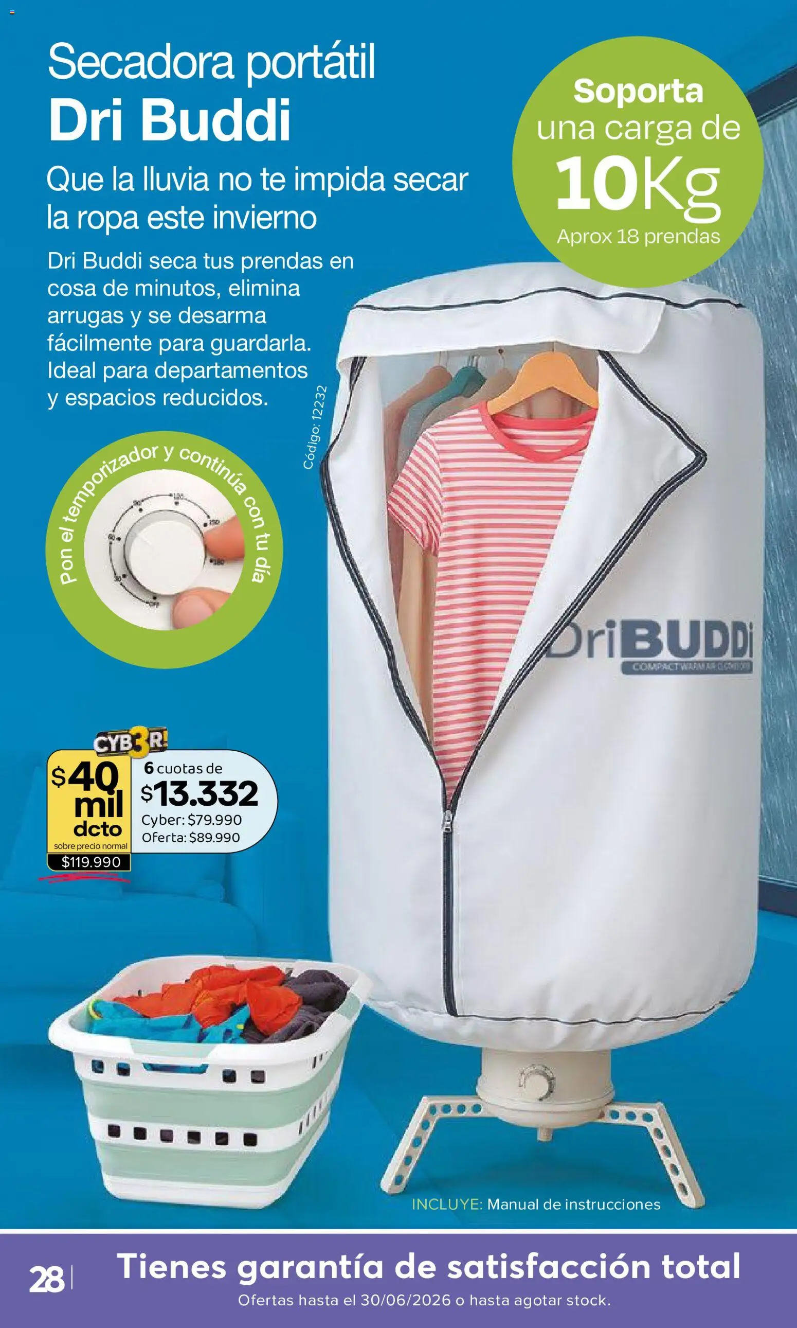 A3D Ofertas │ válido desde el 07.06.2026 | Página: 28 | Productos: Secadora, Sobre, Ropa, Té