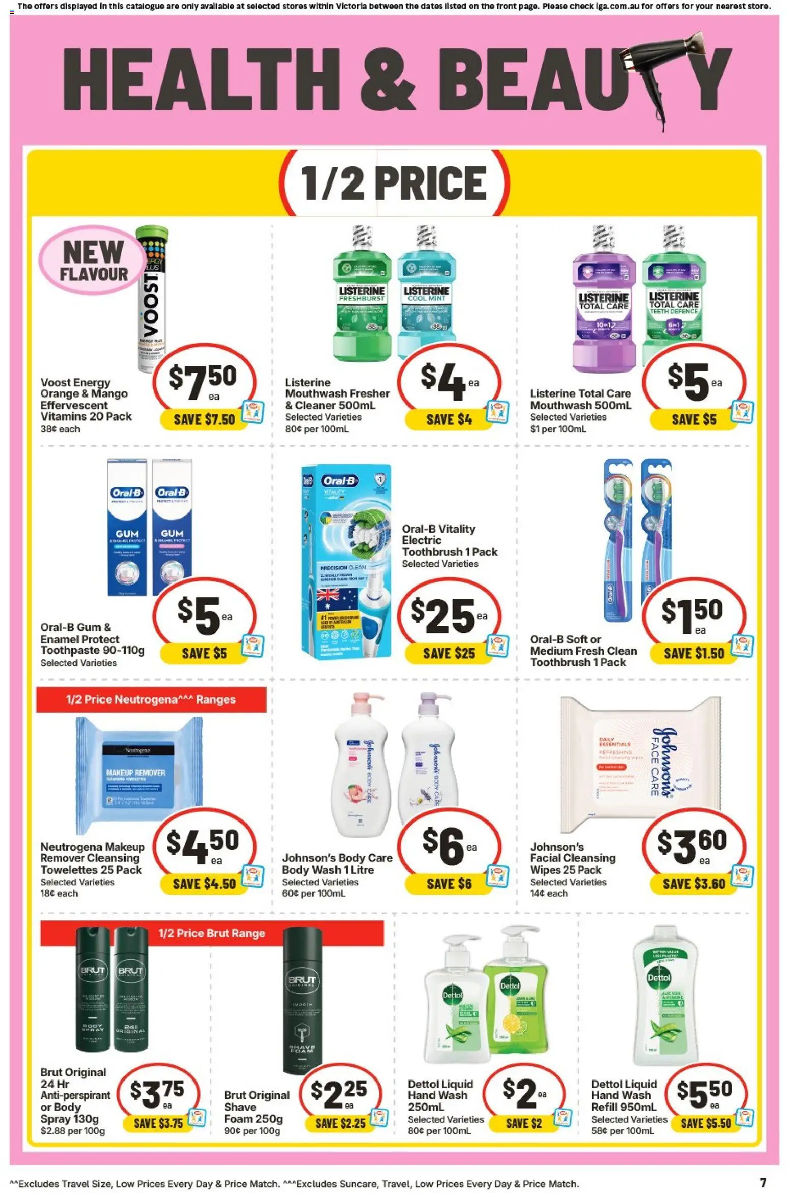IGA catalogue - valid from 09/09/2026 | Page: 8 | Products: Listerine, Mouthwash, Foam, Hand wash