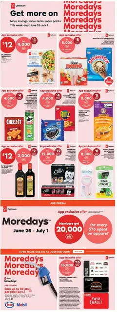 Preview of Real Canadian Superstore weekly flyer / circulaire from shop Real Canadian Superstore valid from Jun 25, 2026 | Page: 11 | Products: Cereals, Cream, Ice cream, PC