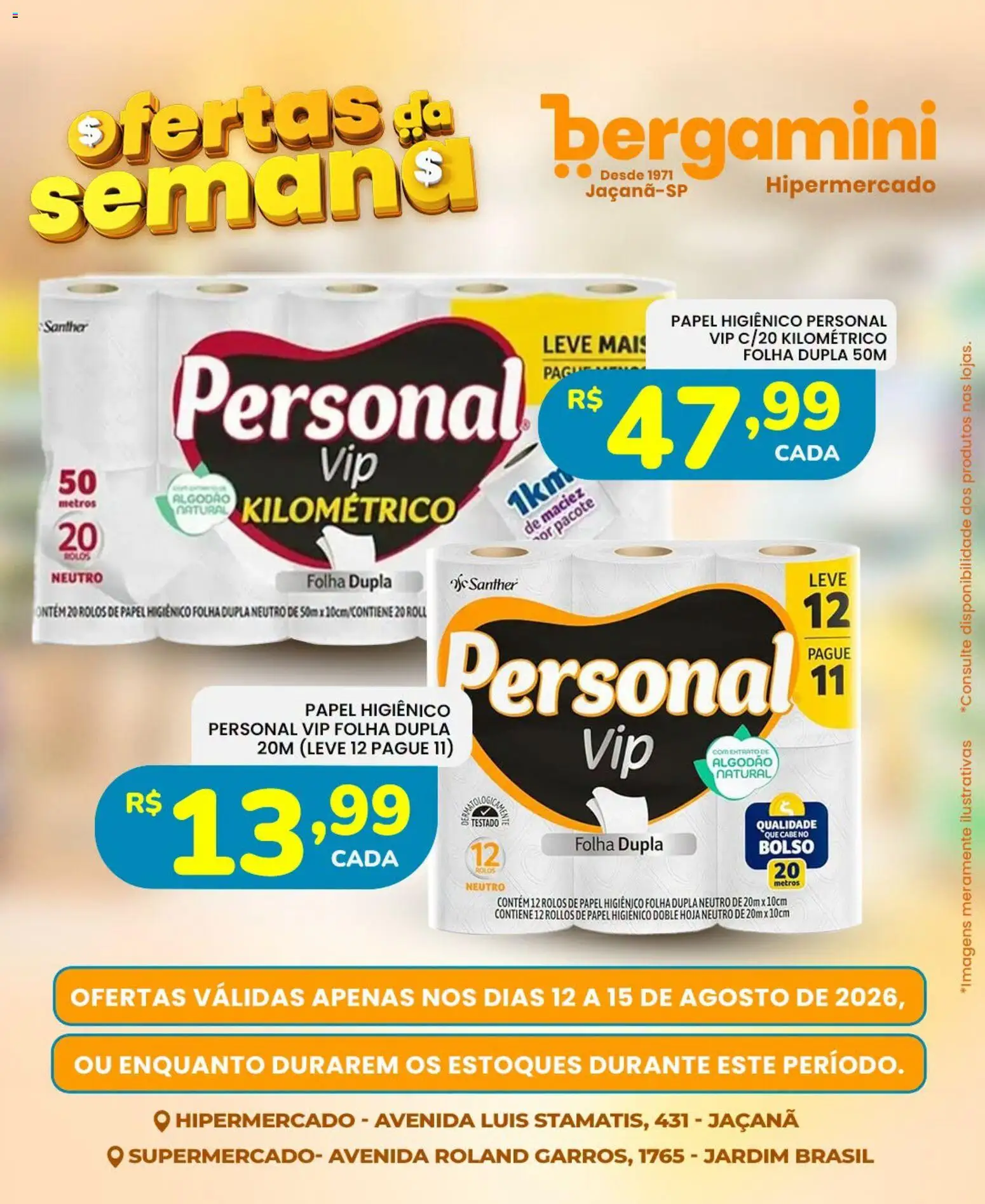 Supermercado Bergamini Folheto - válido de 12/08/2026 | Página: 9