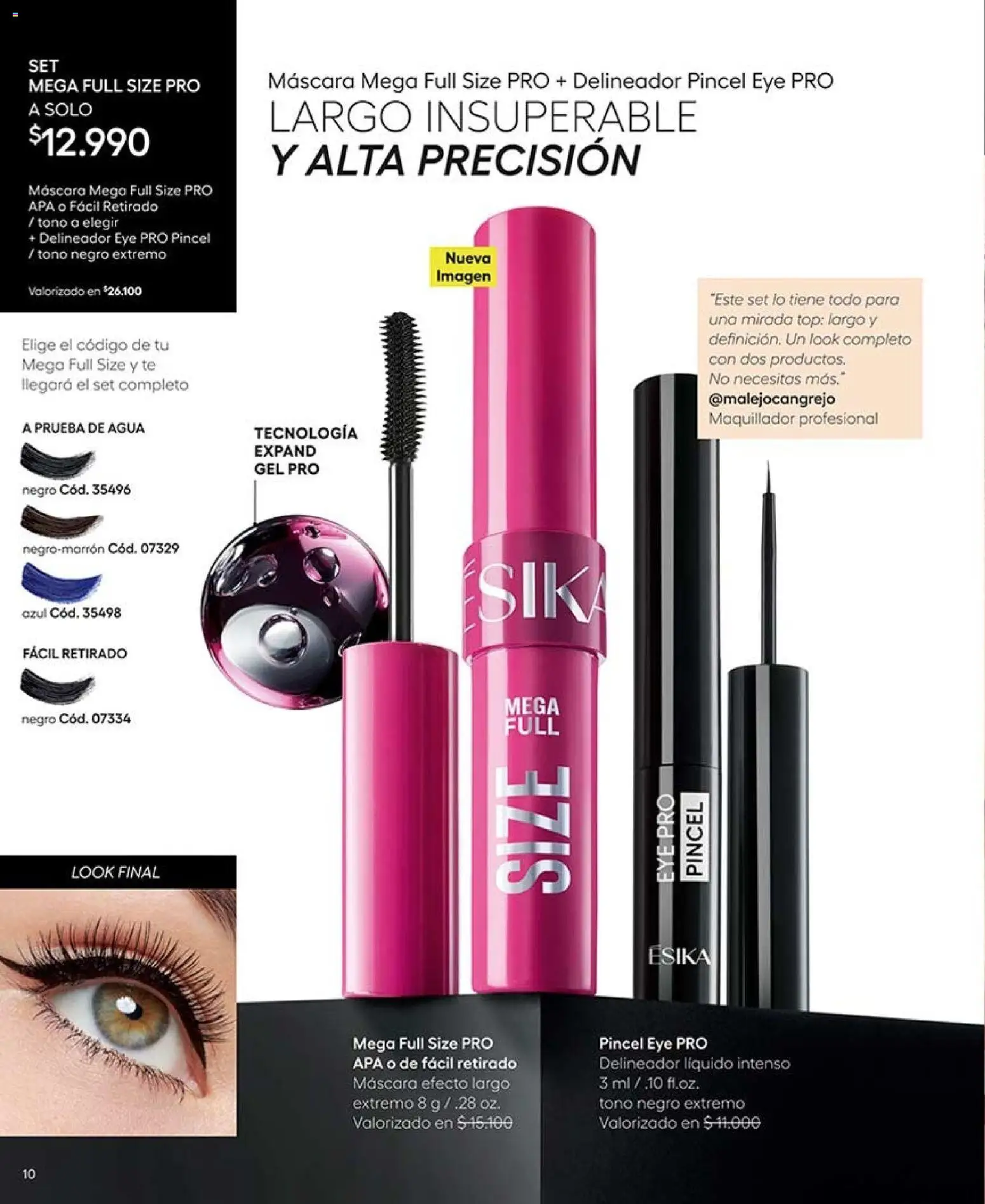 Catálogo Ésika Campaña 15 │ válido desde el 06.09.2026 | Página: 12 | Productos: Agua, Top, Máscara, Pincel