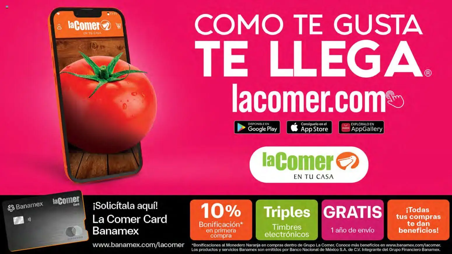 Nuevas ofertas de La Comer válidas en toda la República Mexicana desde el 04/09/2026. ¡Encuentra las mejores ofertas en La Comer folleto! | Página: 22 | Productos: Monedero, Banco, Té