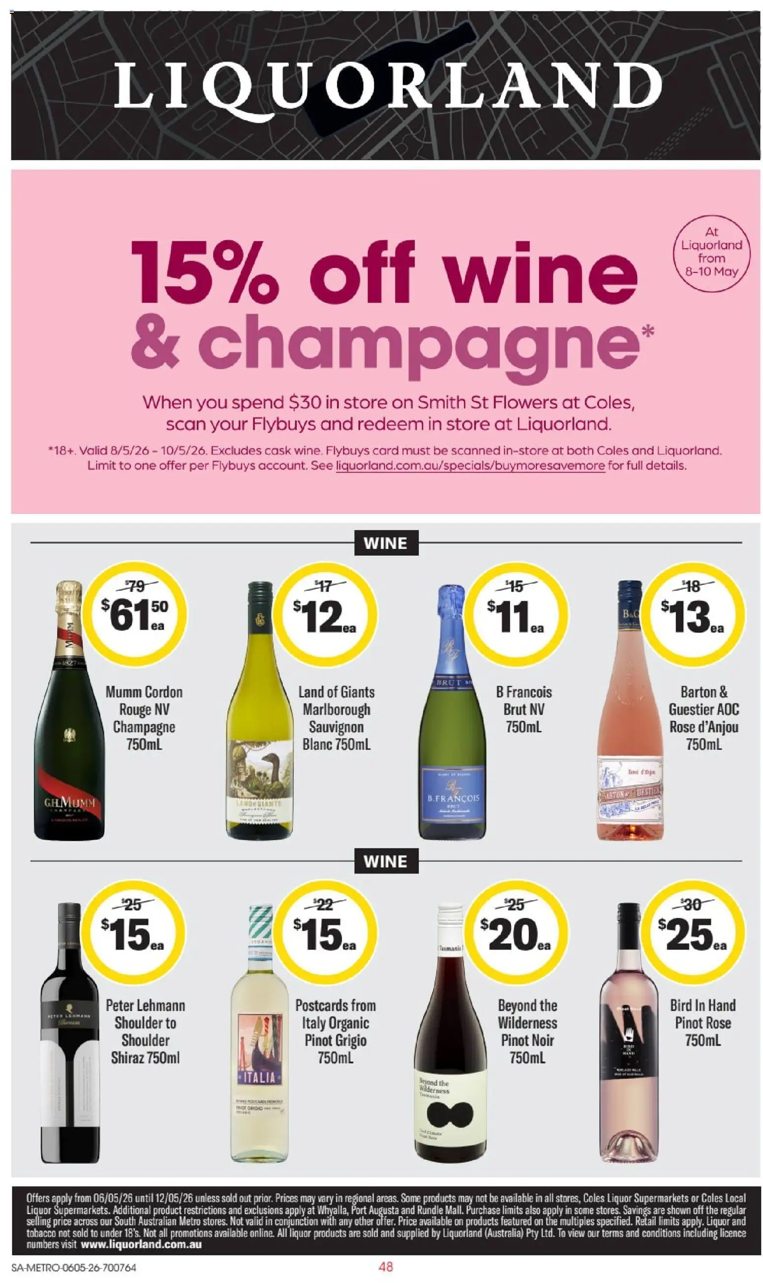 Liquorland catalogue - valid from 06.05.2026 | Page: 1 | Products: Wine