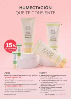 Vista previa de Catálogo Mary Kay Julio Agosto 2026, nuevo folleto de la tienda, válido en México a partir del 01/07/2026 | Página: 73 | Productos: Crema, Exfoliante, Body, Manteca de karité