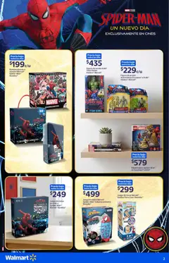 Vista previa de Walmart folleto Colección Spiderman, nuevo folleto de la tienda, válido en México a partir del 22/07/2026 | Página: 2