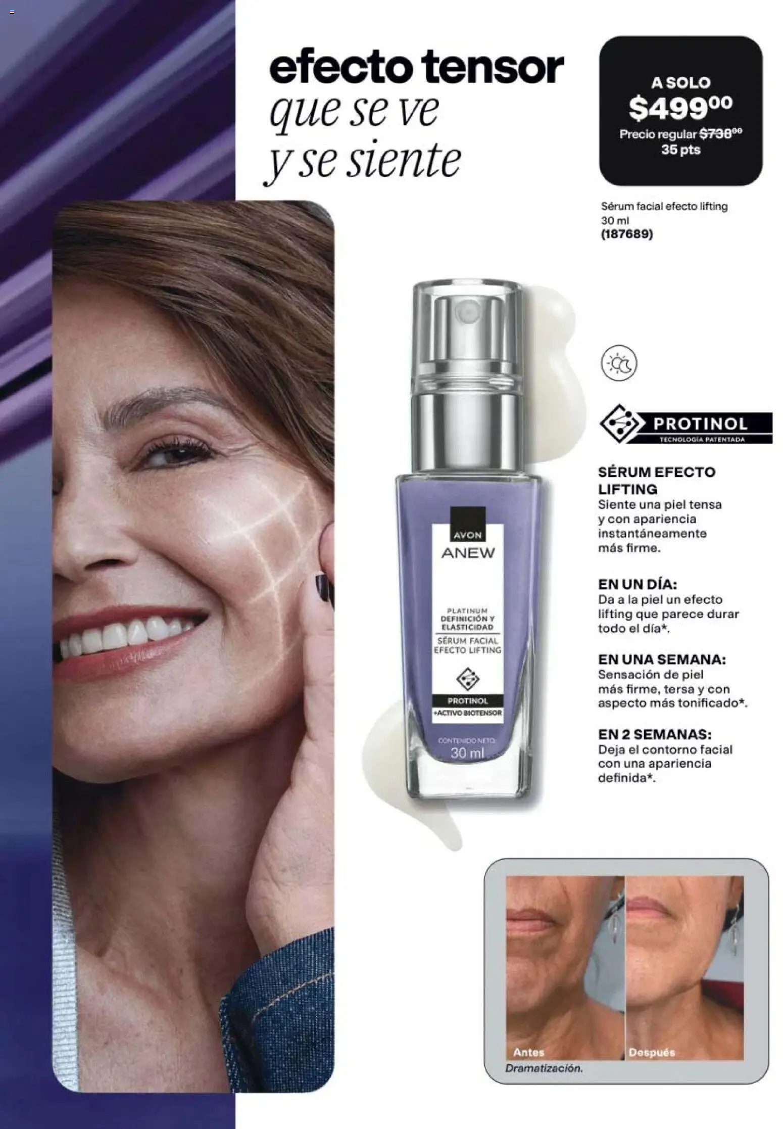 Nuevas ofertas de AVON válidas en toda la República Mexicana desde el 21/08/2026. ¡Encuentra las mejores ofertas en AVON campaña 13 2026! | Página: 117 | Productos: Serum, Contorno
