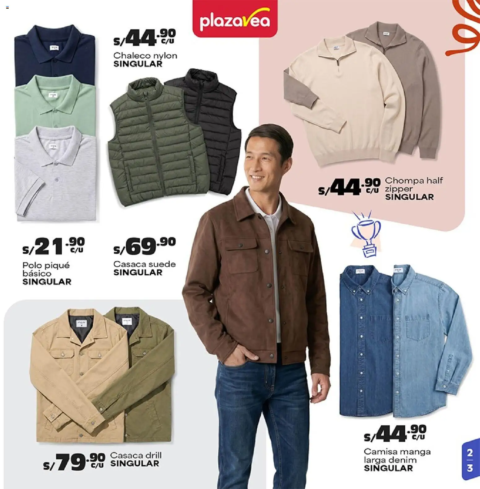 Catálogo Plaza Vea válido desde 08.06.2026 | Página: 3 | Productos: Polo, Camisa, Chaleco