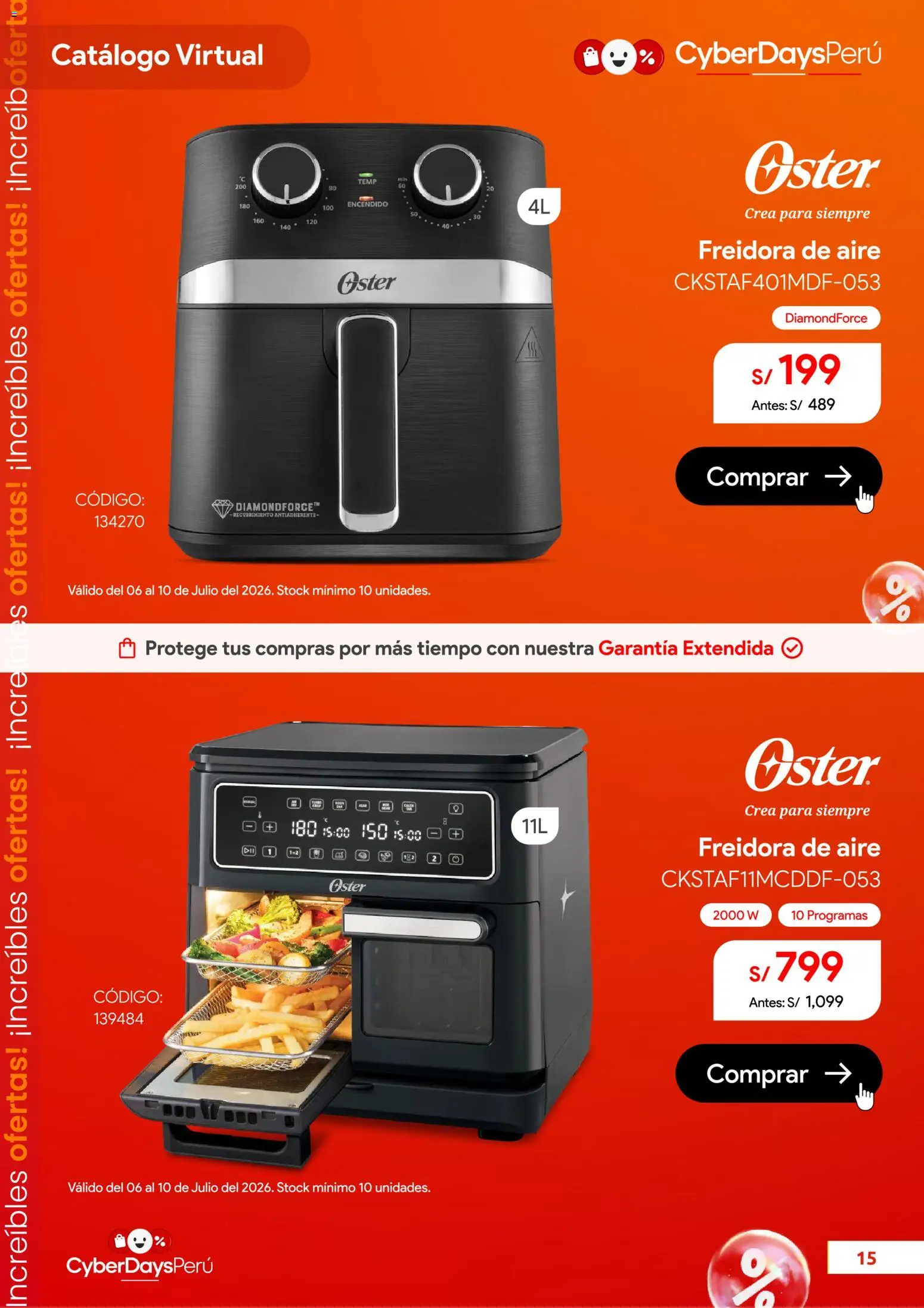 Catálogo Hiraoka válido desde 06/07/2026 | Página: 16 | Productos: Freidora
