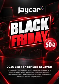 Preview of Jaycar Black Friday Notice - valid from 28/10/2026