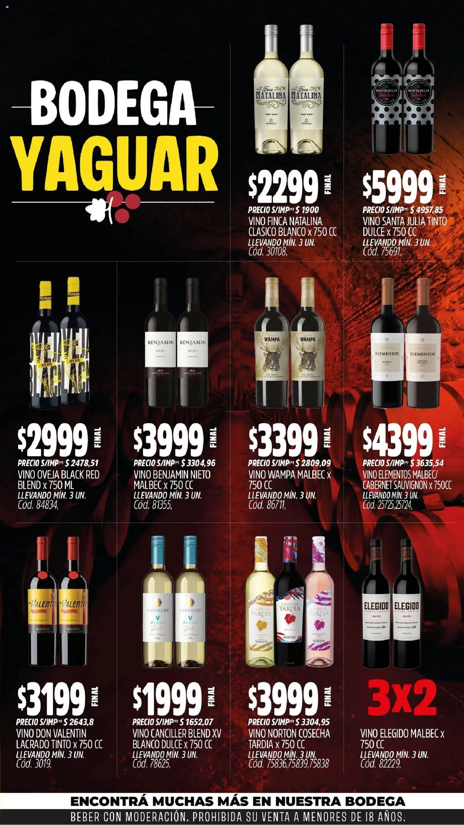 Yaguar - Oferta Semanal Misiones │ válido desde el 31/08/2026 | Página: 6 | Productos: Dulce, Vino
