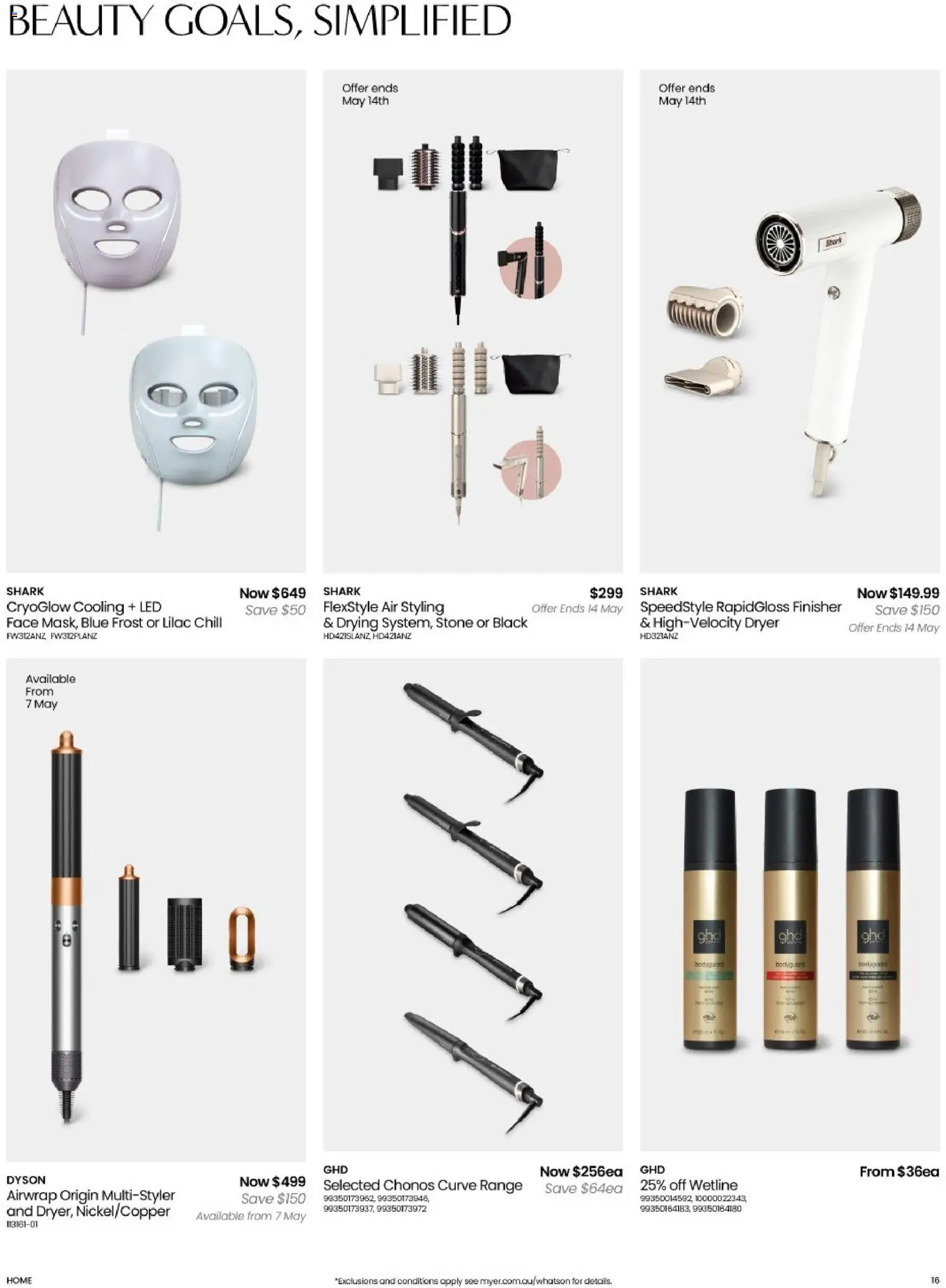 Myer catalogue - valid from 05.05.2026 | Page: 16 | Products: Dryer