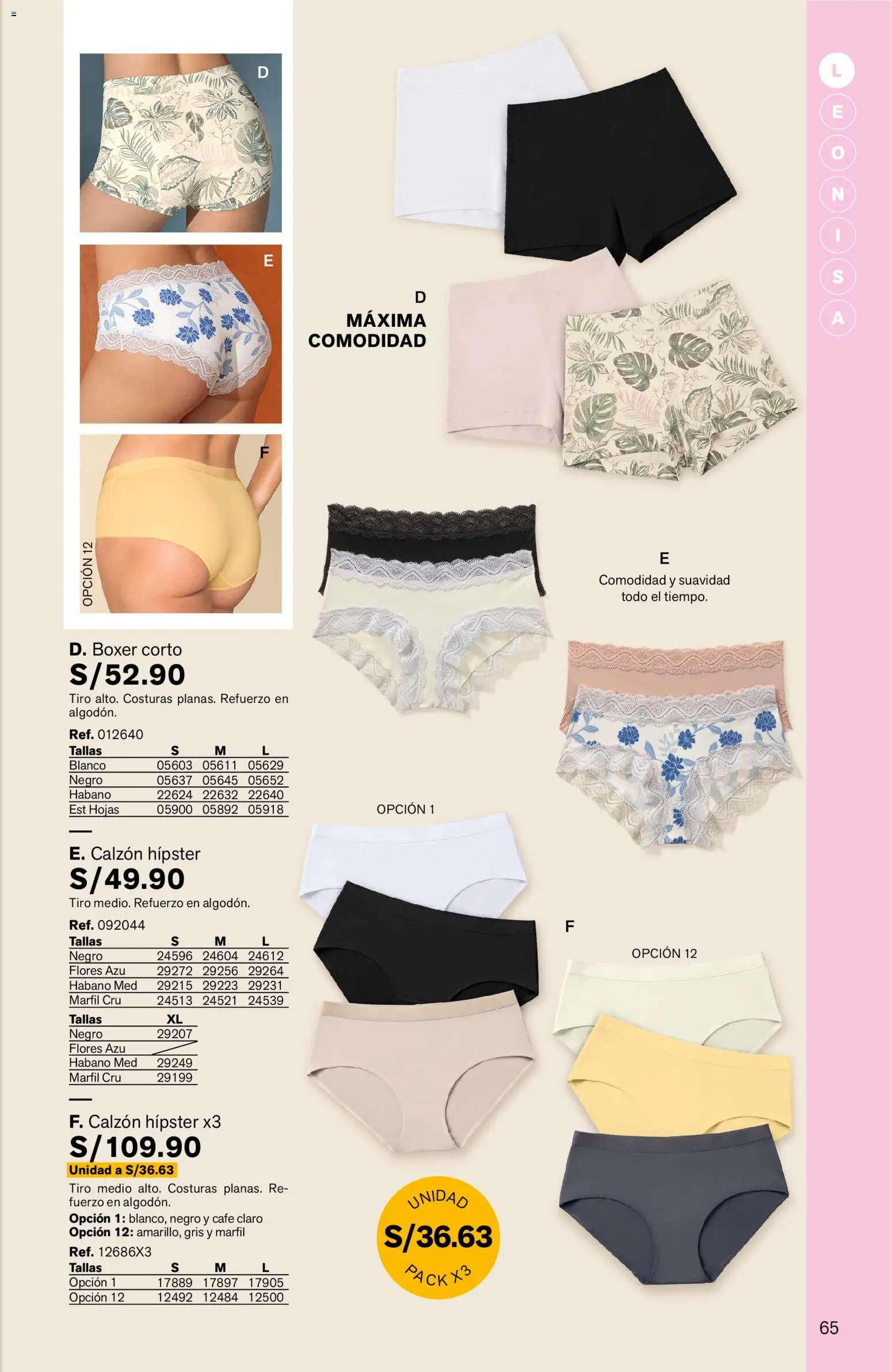 Catálogo Leonisa válido desde 04/08/2026 | Página: 65 | Productos: Café