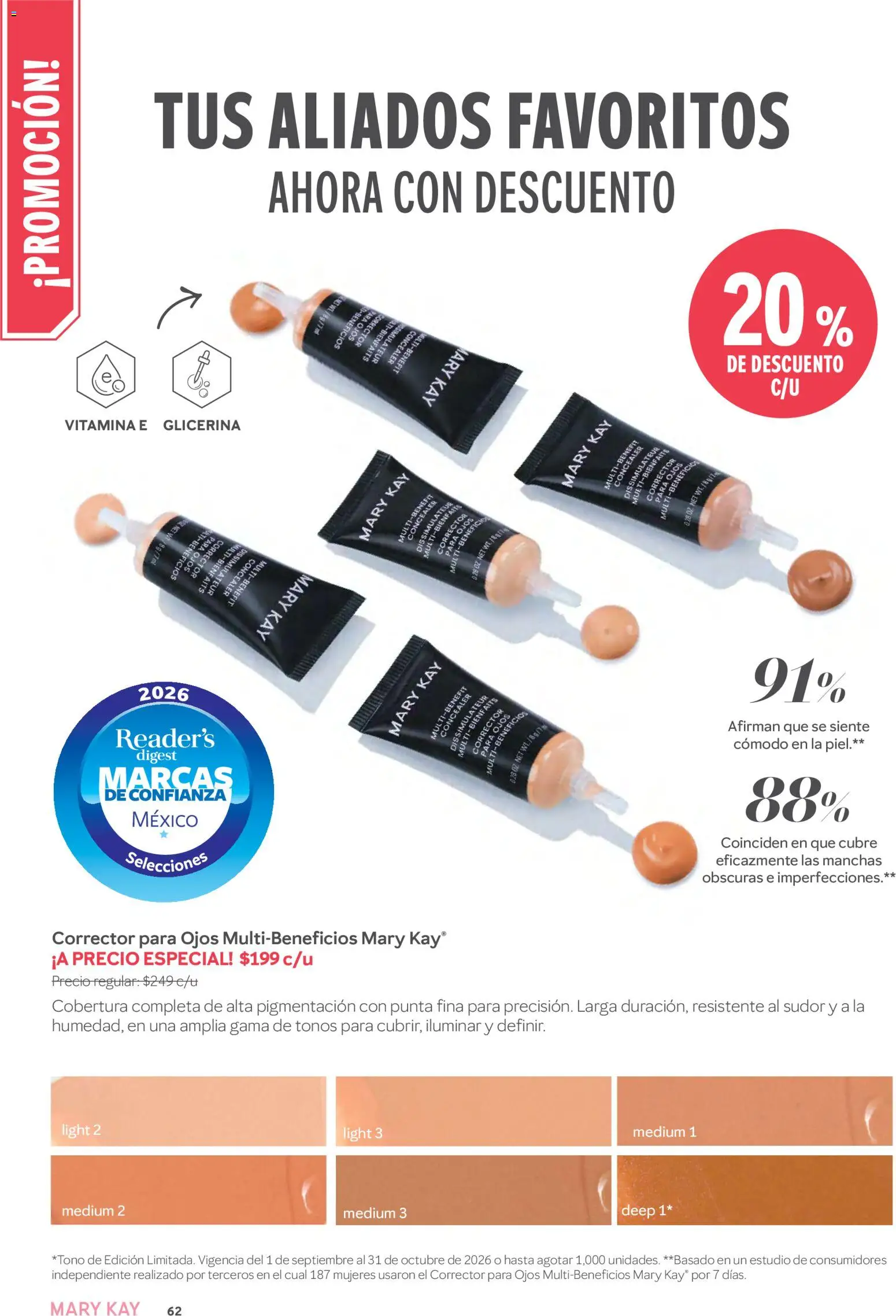 Nuevas ofertas de Mary Kay válidas en toda la República Mexicana desde el 05/10/2026. ¡Encuentra las mejores ofertas en Mary Kay catálogo Octubre 2026! | Página: 62
