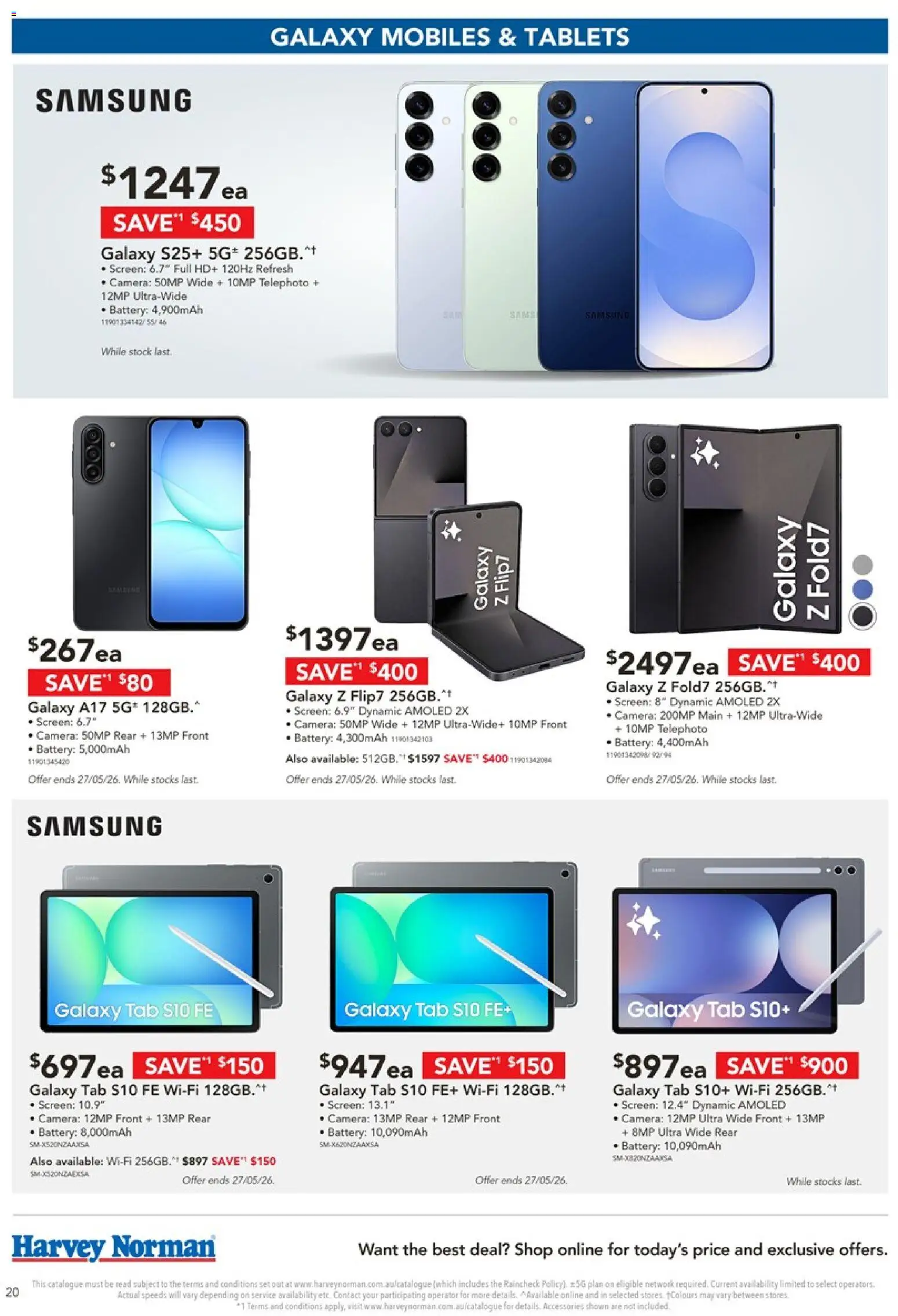 Harvey Norman catalogue - valid from 19.05.2026 | Page: 20 | Products: Battery, Accessories, Screen, Tablets