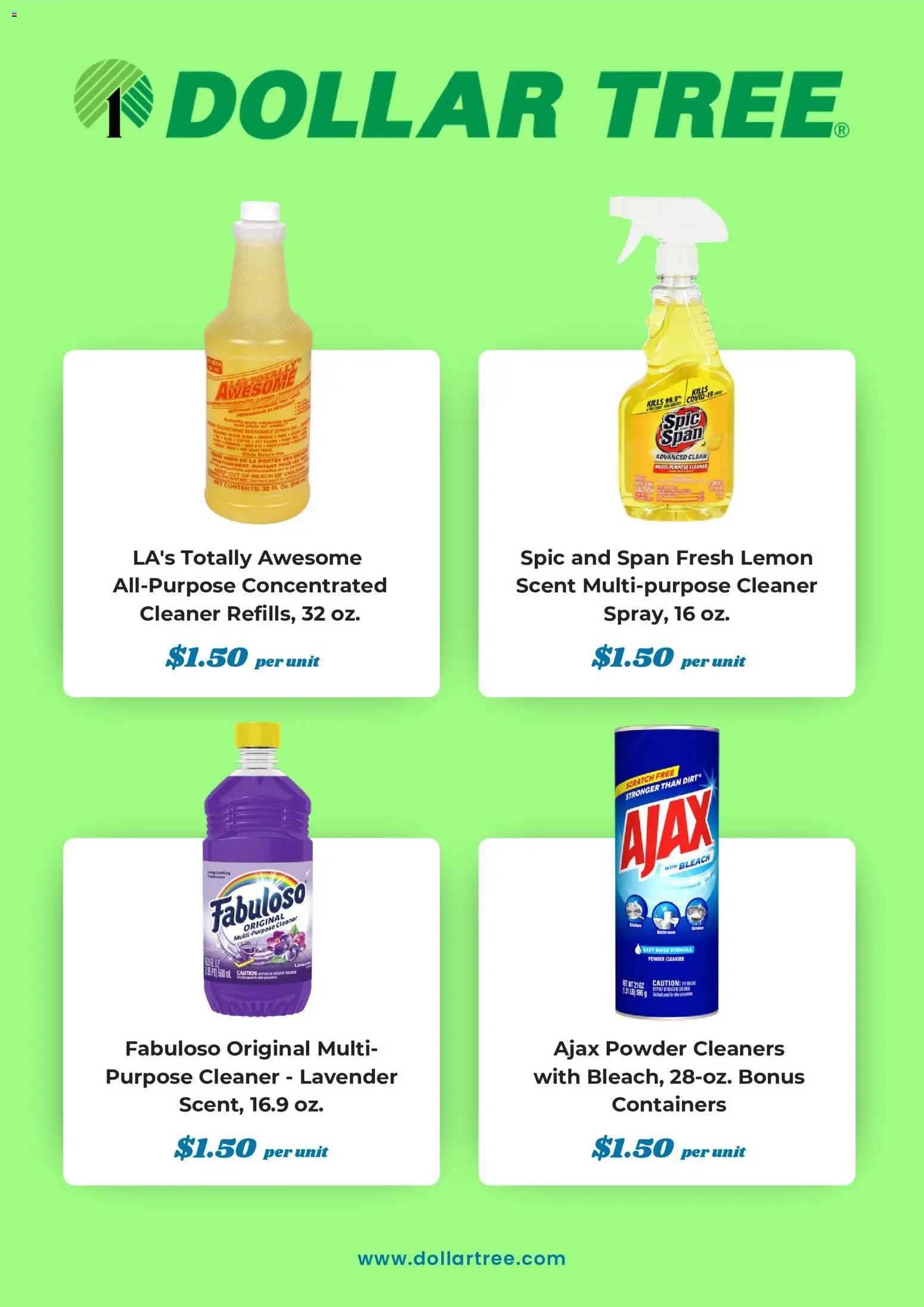 Dollar Tree Weekly Ad - valid from 10/01/2026 | Page: 2 | Products: Powder, Water, Lemon, Moët