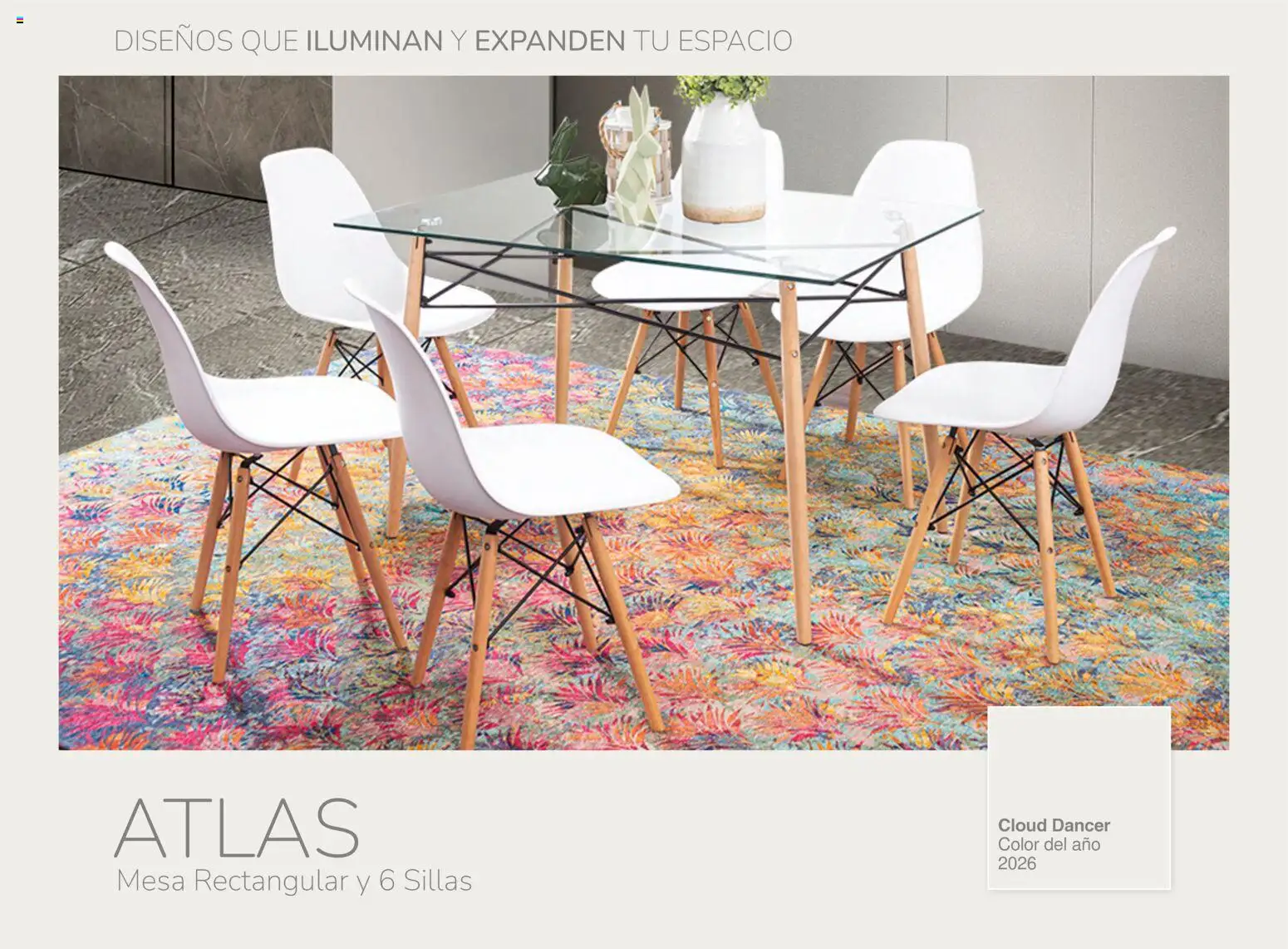 Nuevas ofertas de Muebles Dico válidas en toda la República Mexicana desde el 30/01/2026. ¡Encuentra las mejores ofertas en Muebles Dico catálogo Cloud Dancer Color del año 2026! | Página: 6 | Productos: Mesa