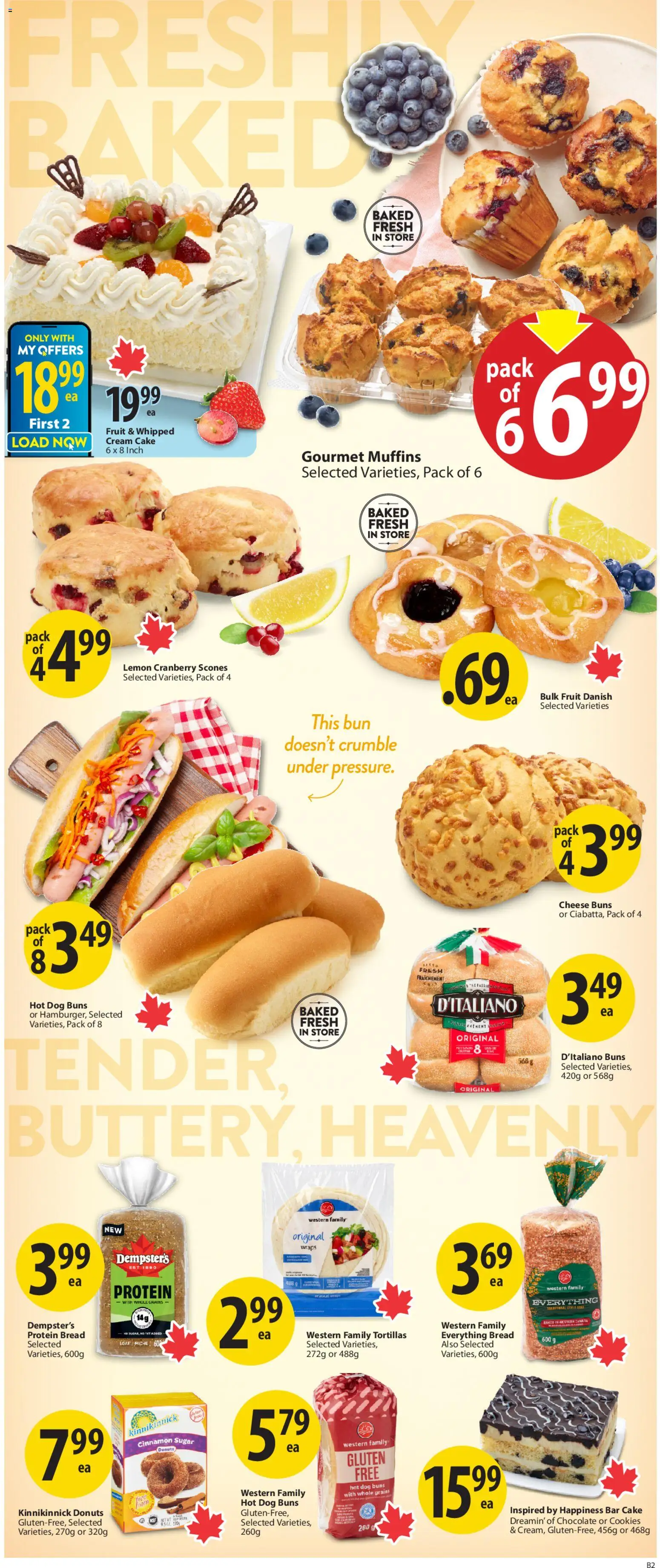 Save on foods flyer valid from 16.04.2026 | Page: 10 | Products: Cream, Cookies, Cheese, Chocolate