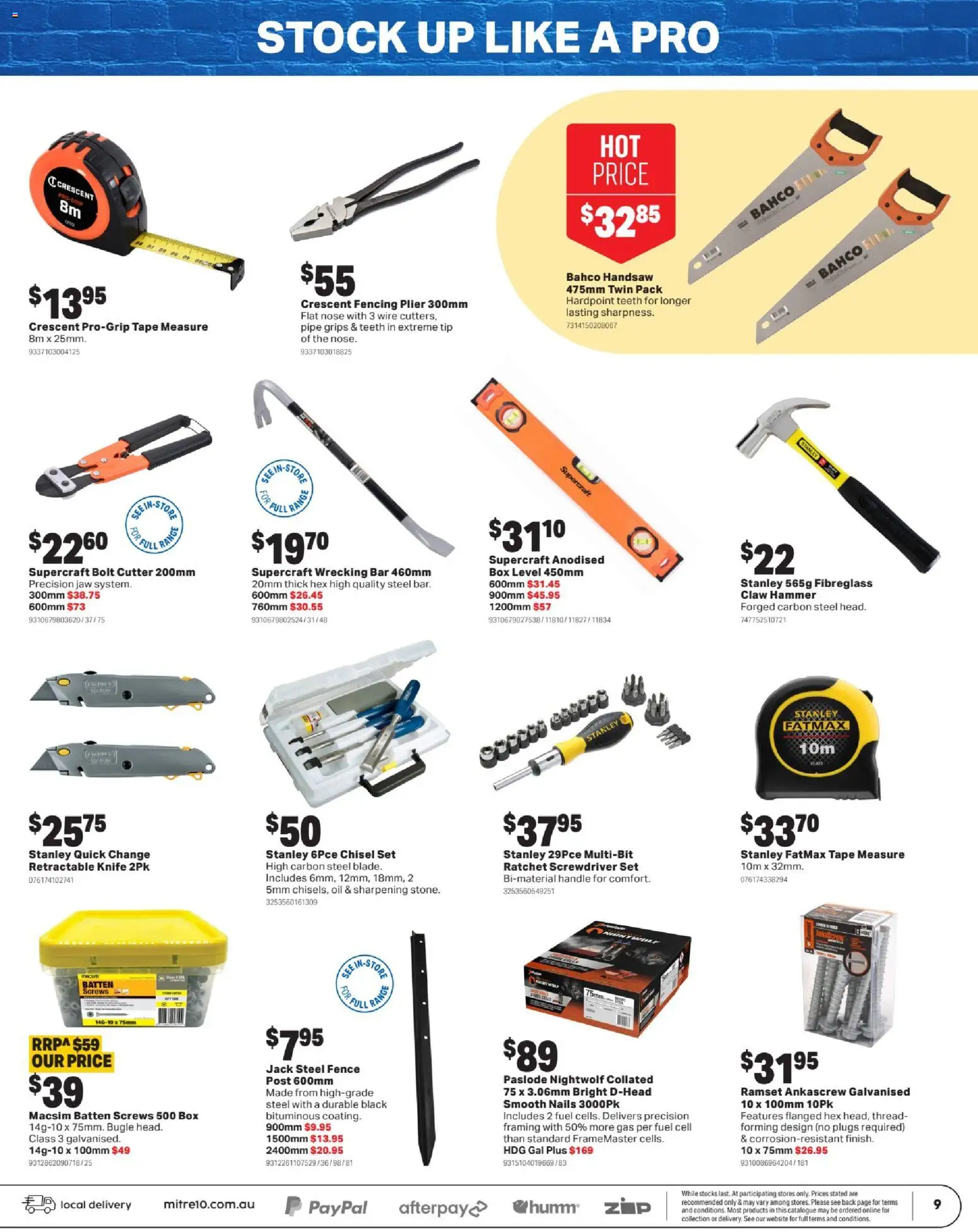 Mitre 10 catalogue - valid from 27.05.2026 | Page: 9 | Products: Box, Fence, Oil, Cutter
