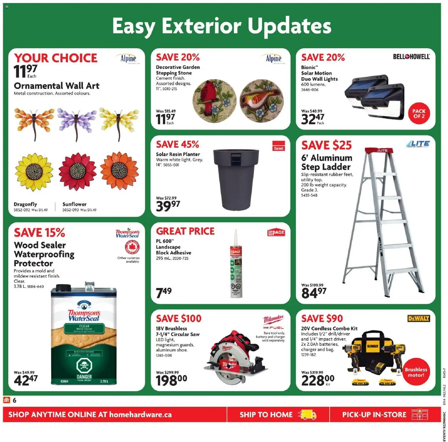 Home Hardware flyer valid from Jul 16, 2026 | Page: 9 | Products: Battery