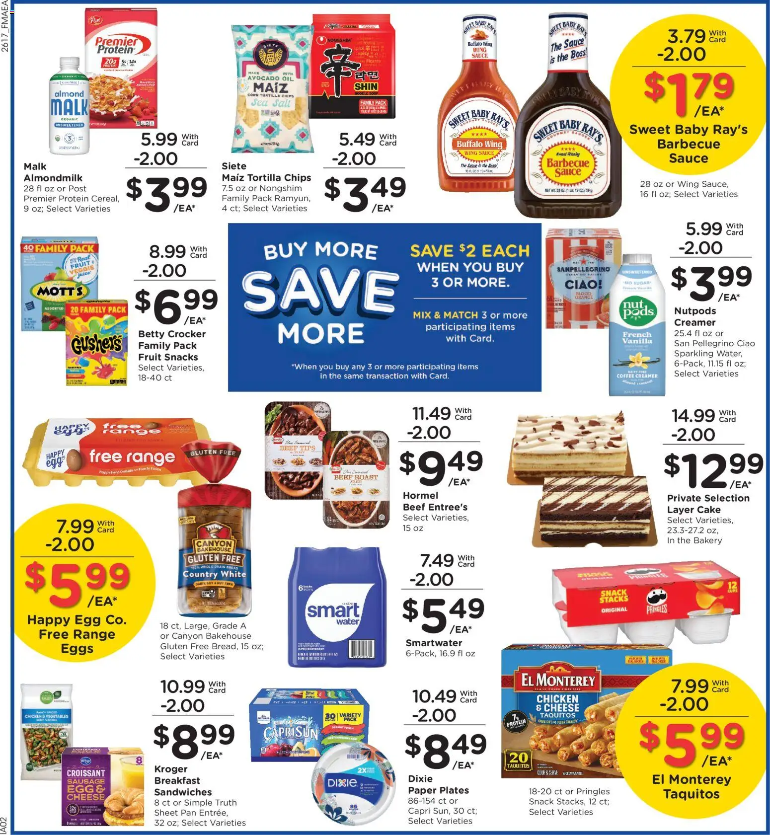 Fred Meyer Weekly Ad - valid from 27.05.2026 | Page: 6 | Products: Bread, Beef, Avocado, Sausage
