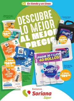 Vista previa de Soriana folleto, nuevo folleto de la tienda, válido en México a partir del 31/08/2026