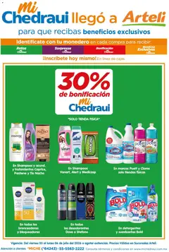 Vista previa de Arteli folleto MiChedraui, nuevo folleto de la tienda, válido en México a partir del 03/07/2026