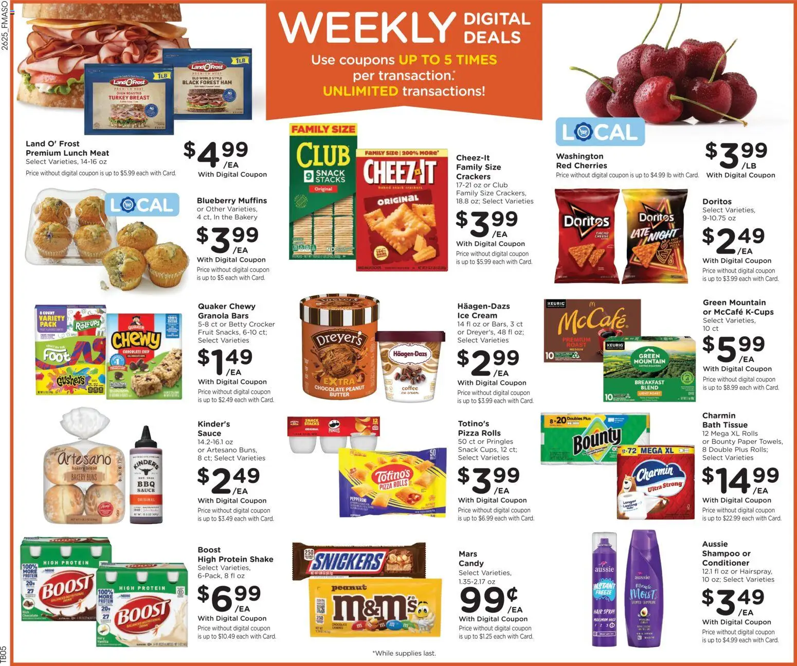 Fred Meyer Weekly Ad - valid from 07/22/2026 | Page: 4 | Products: Bakery, Ham, Cream, Sauce