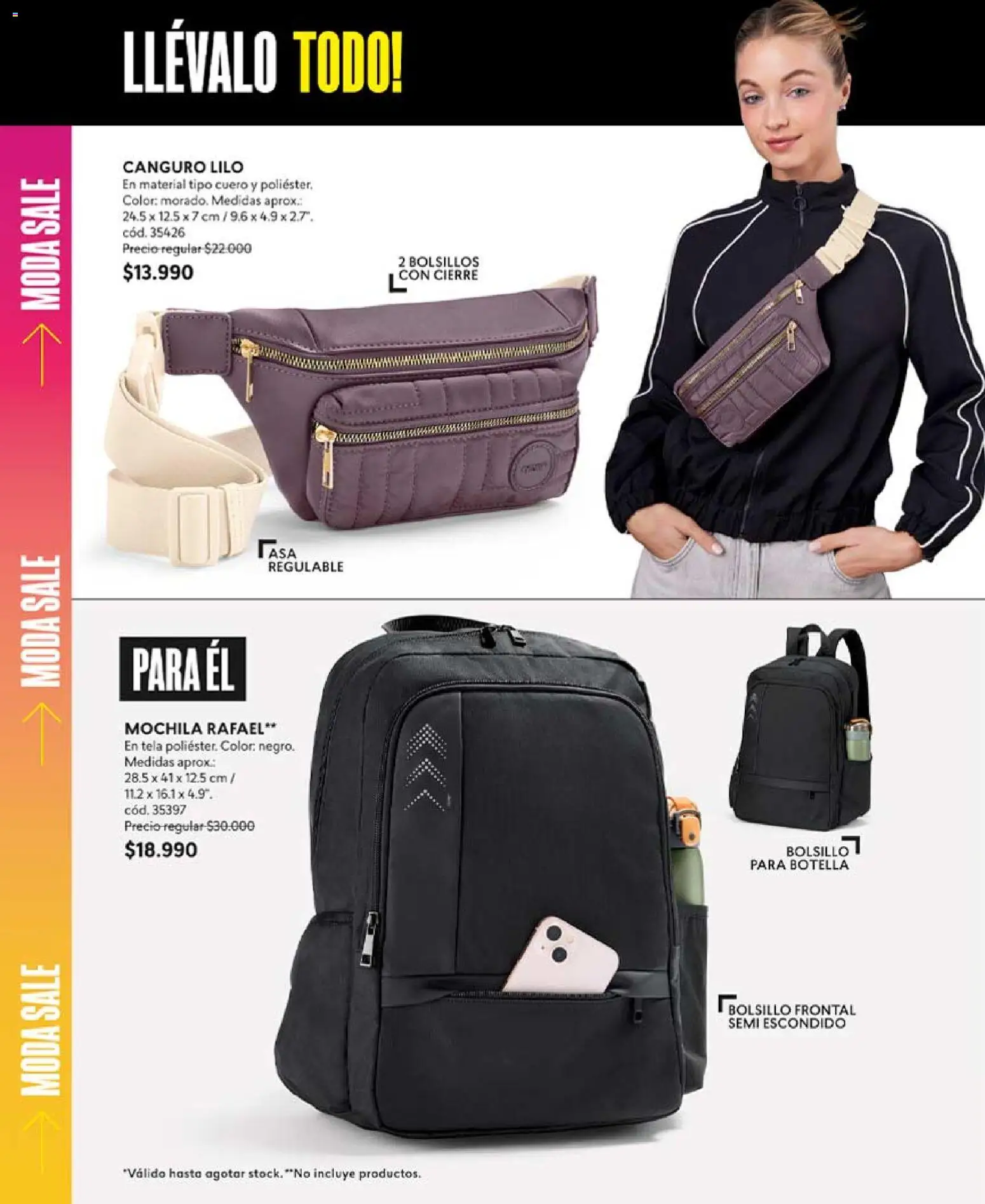 Catálogo CyZone Campaña 11 │ válido desde el 14.06.2026 | Página: 36 | Productos: Botella, Mochila