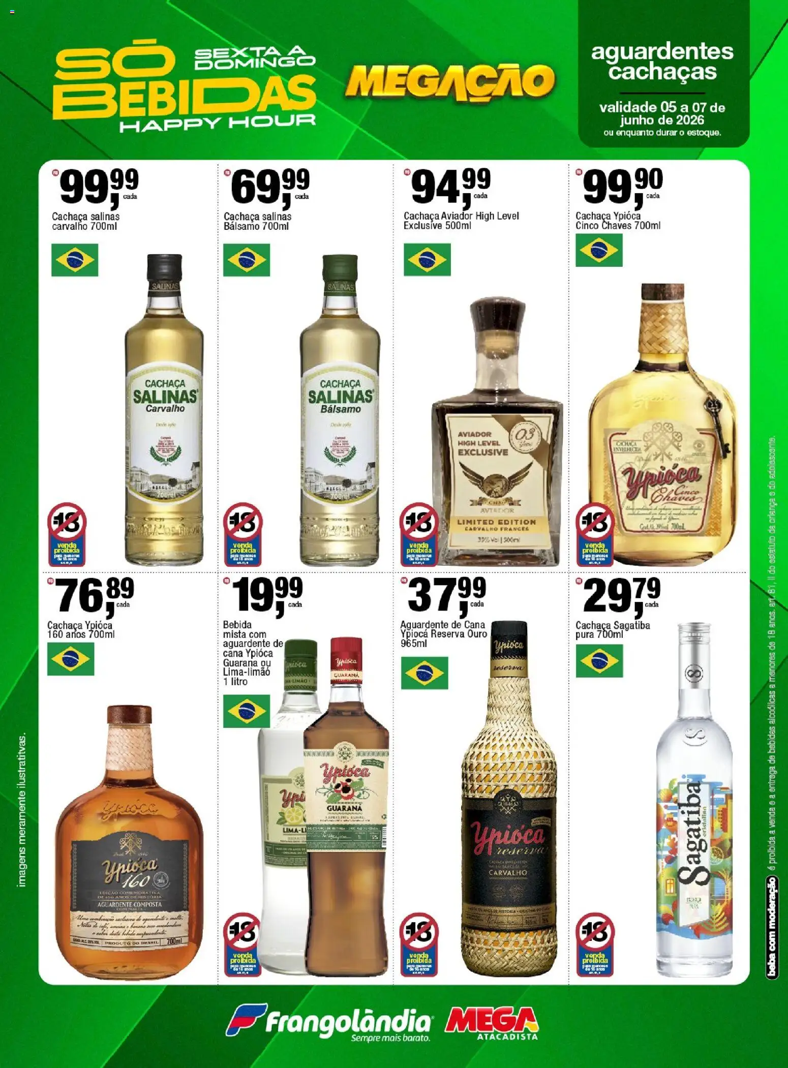 Frangolândia Folheto - válido de 05.06.2026 | Página: 2 | Produtos: Guaraná, Cachaça, Bebida