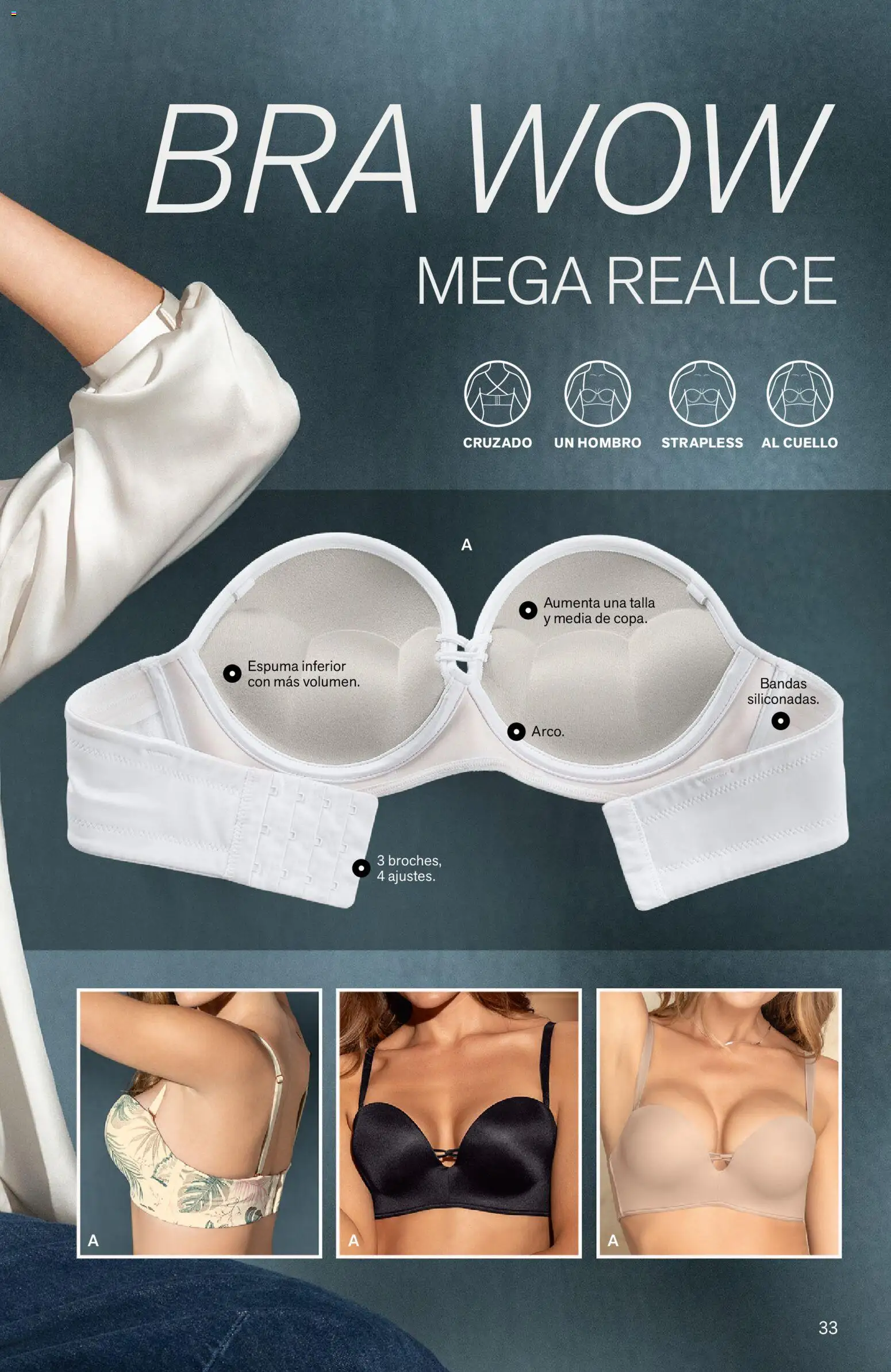 Leonisa revista - valida desde el 24/08/2026 | Página: 33 | Productos: Espuma, Hombro, Cuello