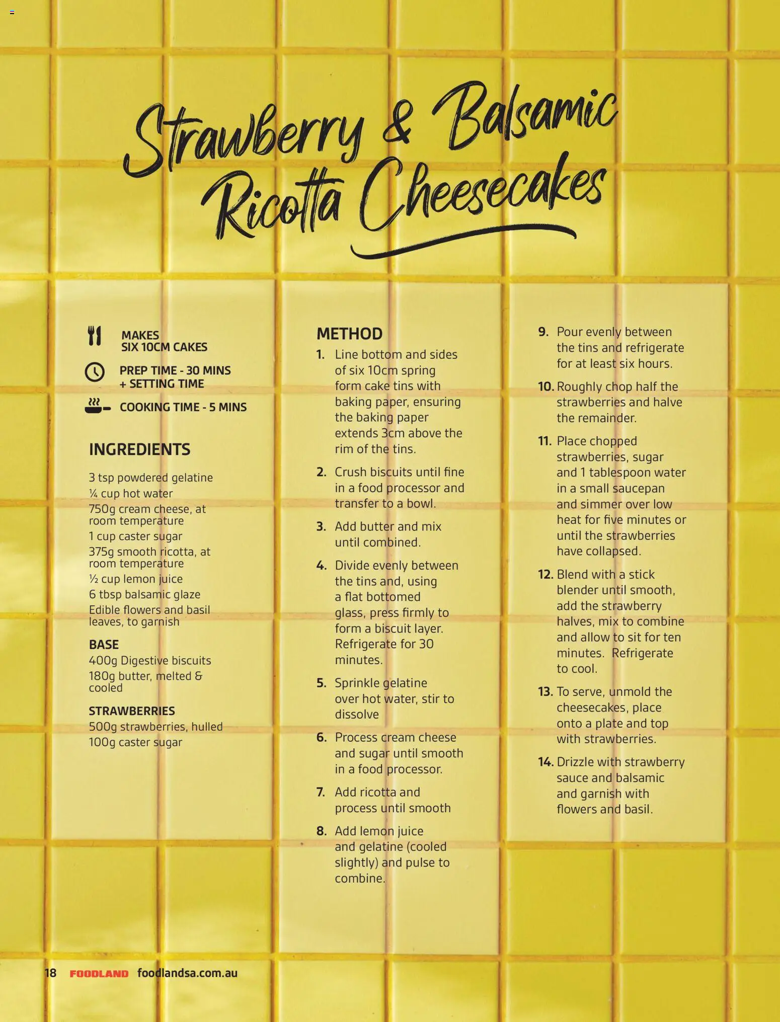 Foodland catalogue - valid from 01/09/2026 | Page: 18 | Products: Food, Flowers, Baking paper, Food processor