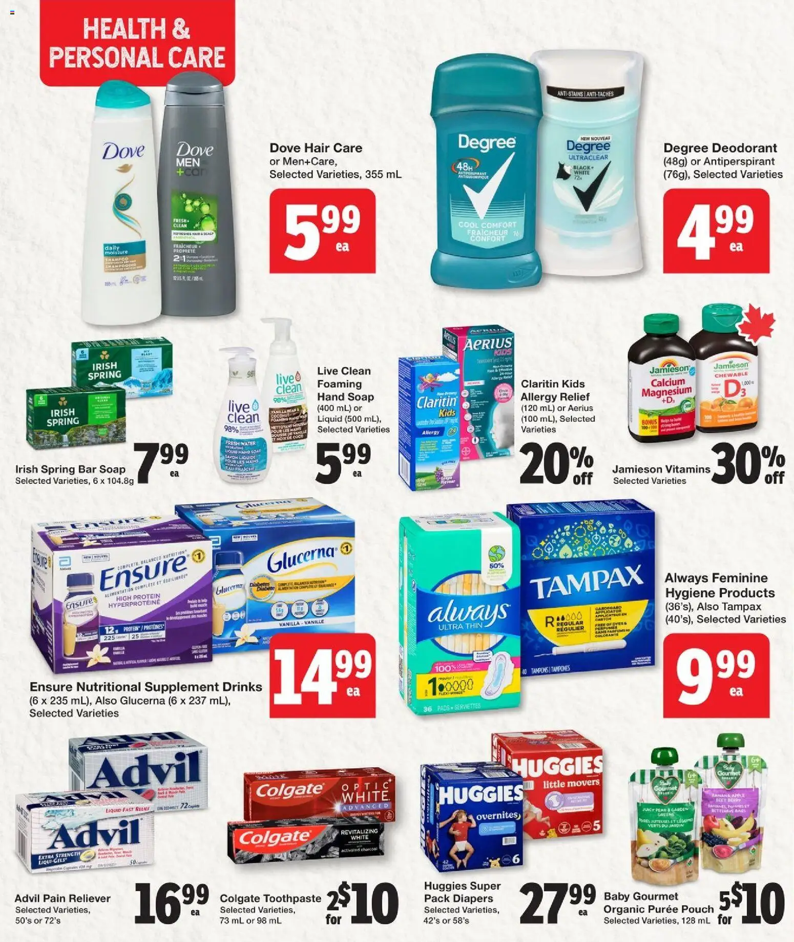 Quality Foods flyer valid from 07.05.2026 | Page: 14 | Products: Shampoo, Soap, Deodorant, Toothpaste