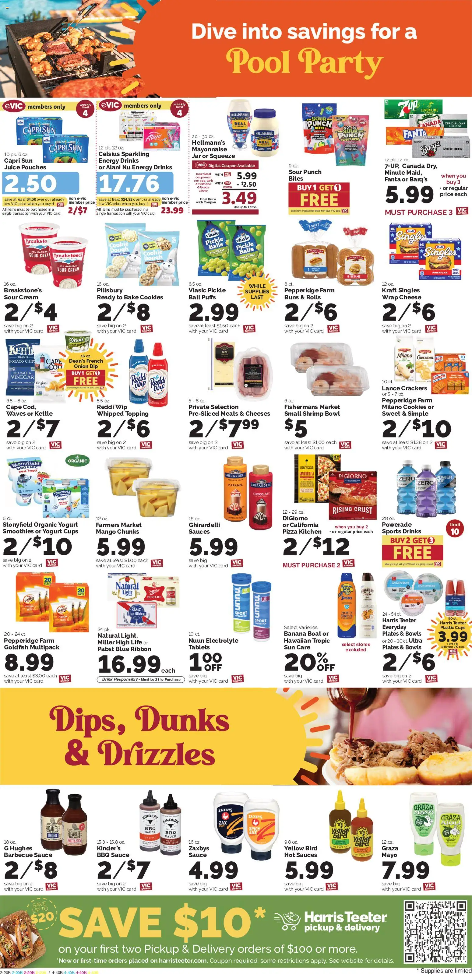Harris Teeter Weekly Ad - NC - valid from 06/24/2026 | Page: 7 | Products: Yogurt, Juice, Beer, Sauce